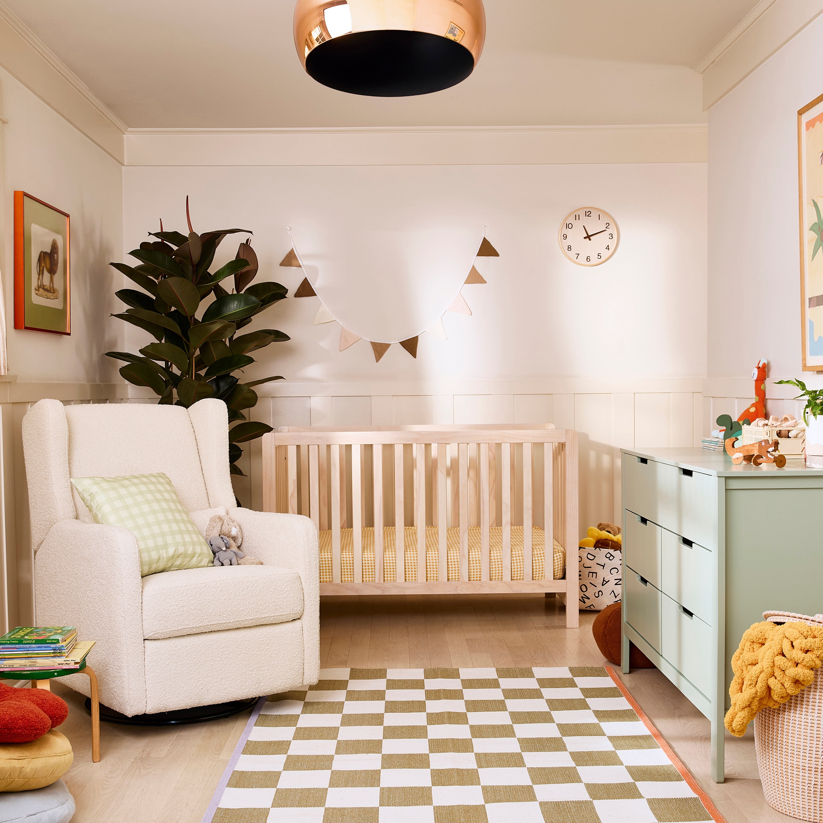 Carter's By DaVinci Colby 4-in-1 Low-Profile Convertible Crib in Washed Natural - Image 4