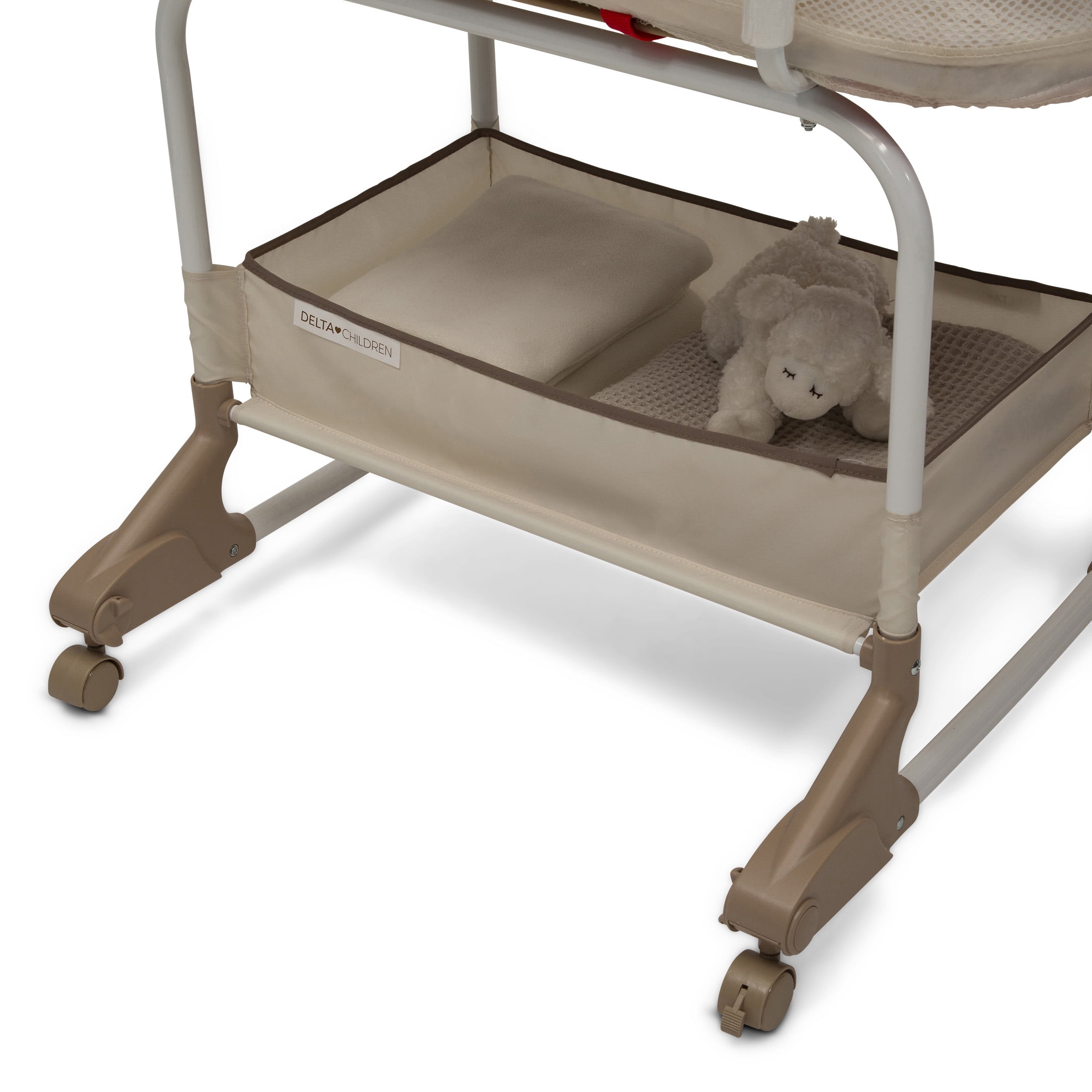 Delta Children Rocking Bassinet, Playtime Jungle - Image 3