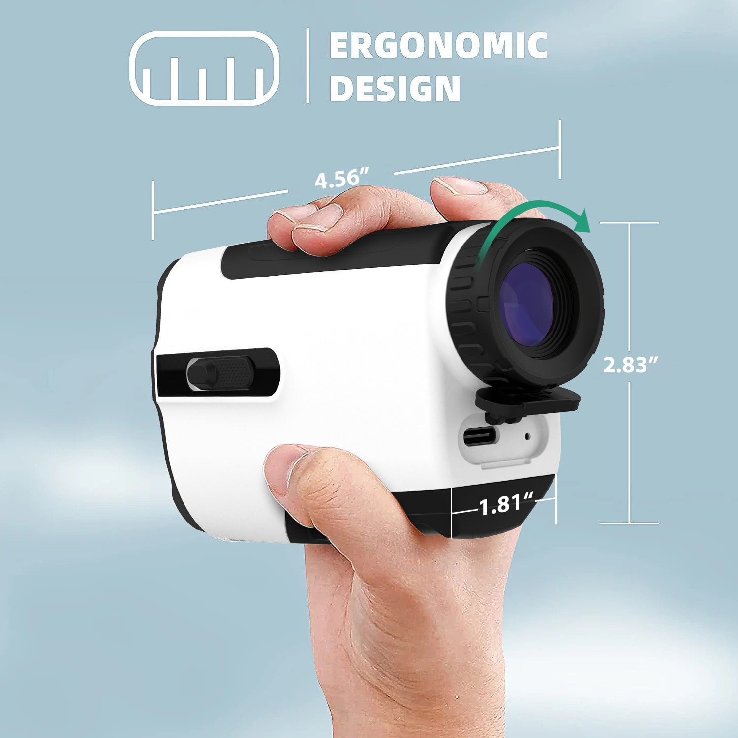 BTMWAY Laser Golf Rangefinder 900 Yards | 7X Magnification with Slope Switch, X9 PRO - Image 4