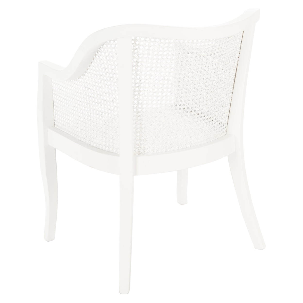 SAFAVIEH Maika Nautical Solid Dining Chair, White - Image 5