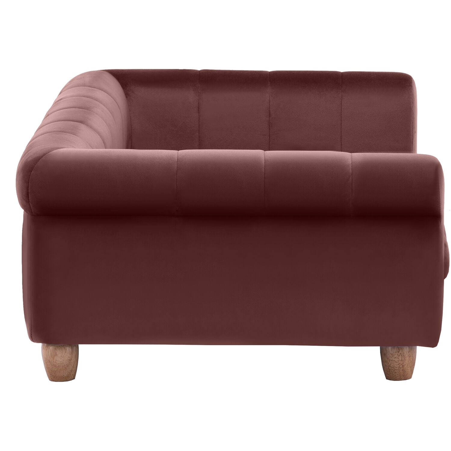 Critter Sitters 42-in. Elegant Brown Faux-Velvet Rectangle Dog Pet Bed - Image 18