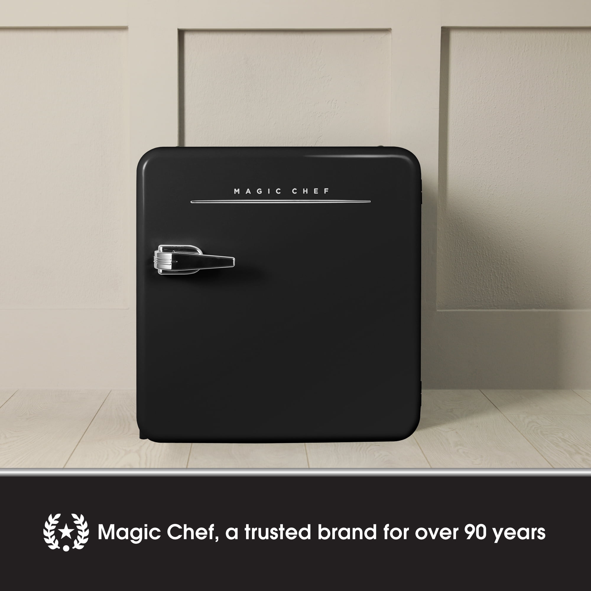 Magic Chef 1.6 Cu. Ft. Retro Mini Fridge with LED Light, Black, 34 lbs - Image 13