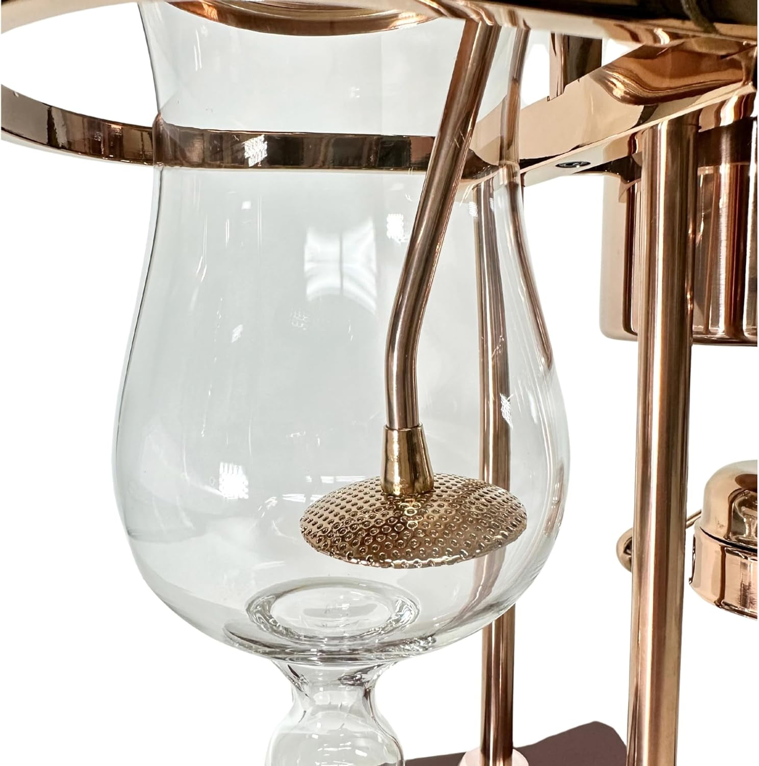 Nispira Belgian Belgium Luxury Royal Family Balance Syphon Siphon Coffee Maker Copper Color, 1 set - Image 3