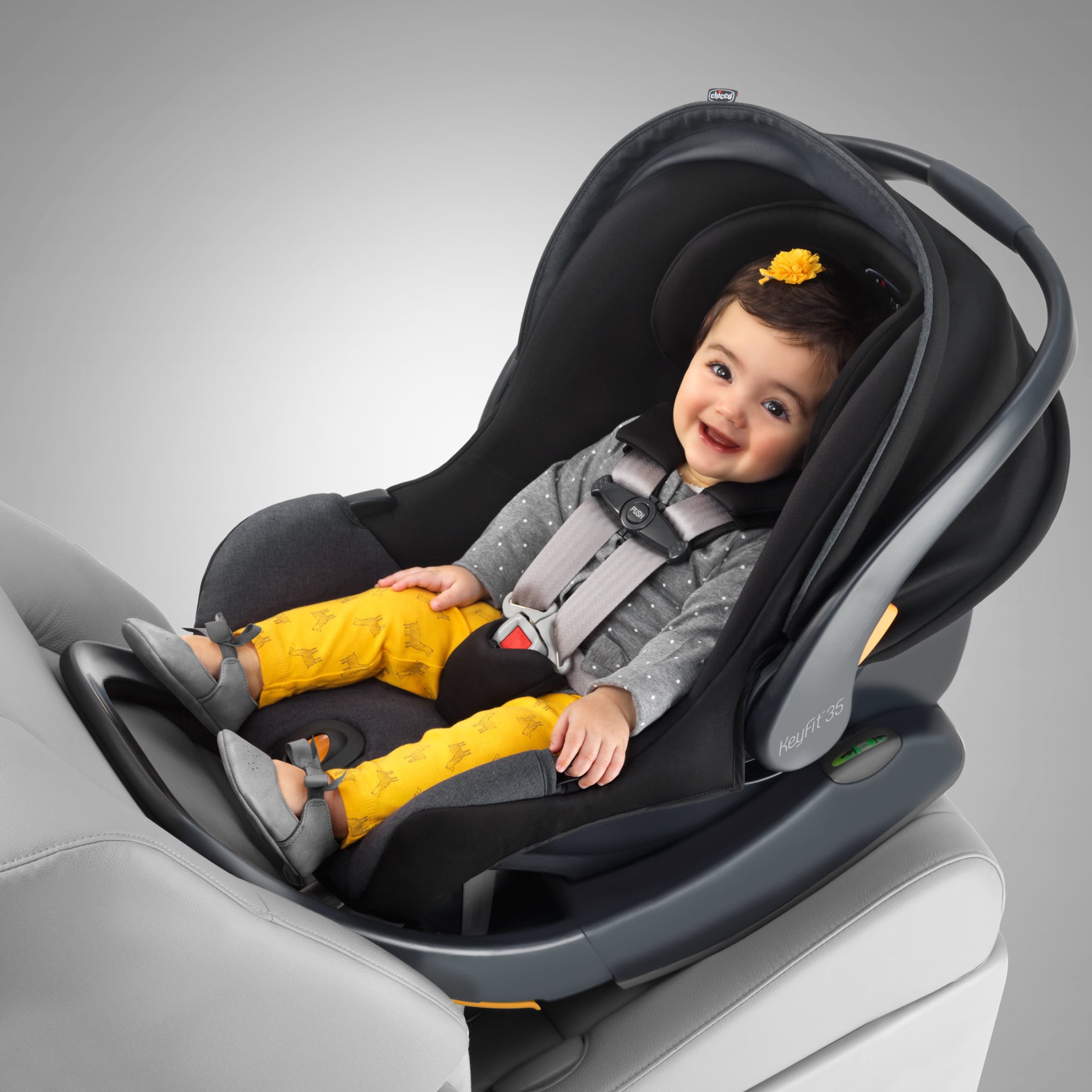 Chicco KeyFit 35 35 lbs Infant Car Seat Base - Anthracite - Anthracite (Grey), New - Image 2