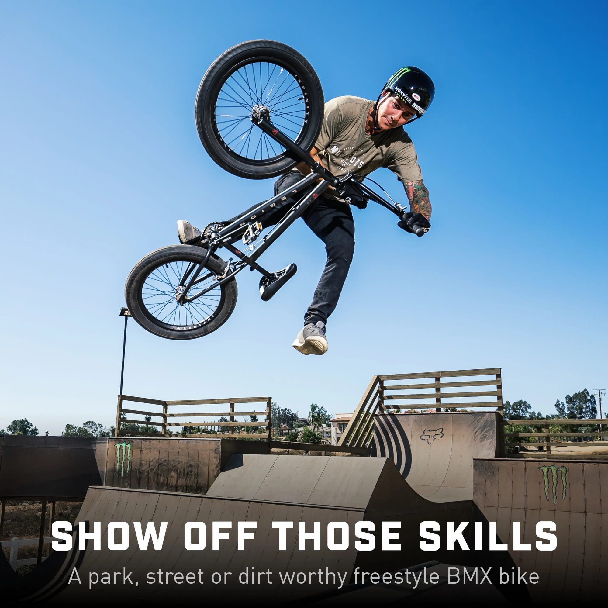 Mongoose Legion L100 Freestyle BMX Bike, 20-Inch Wheels, Blue - Image 7