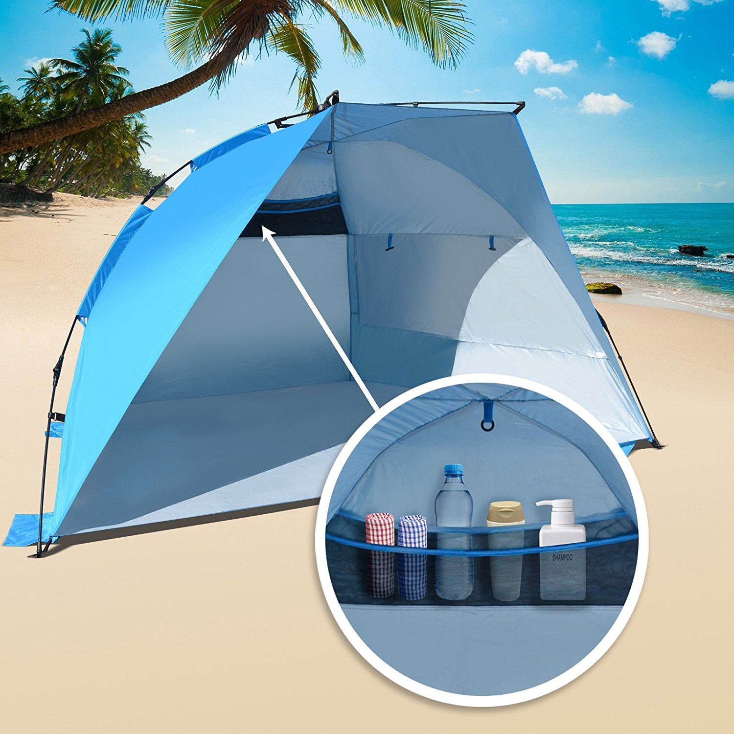 Sunny 33.5" x 7.9" Beach Tent - Image 3