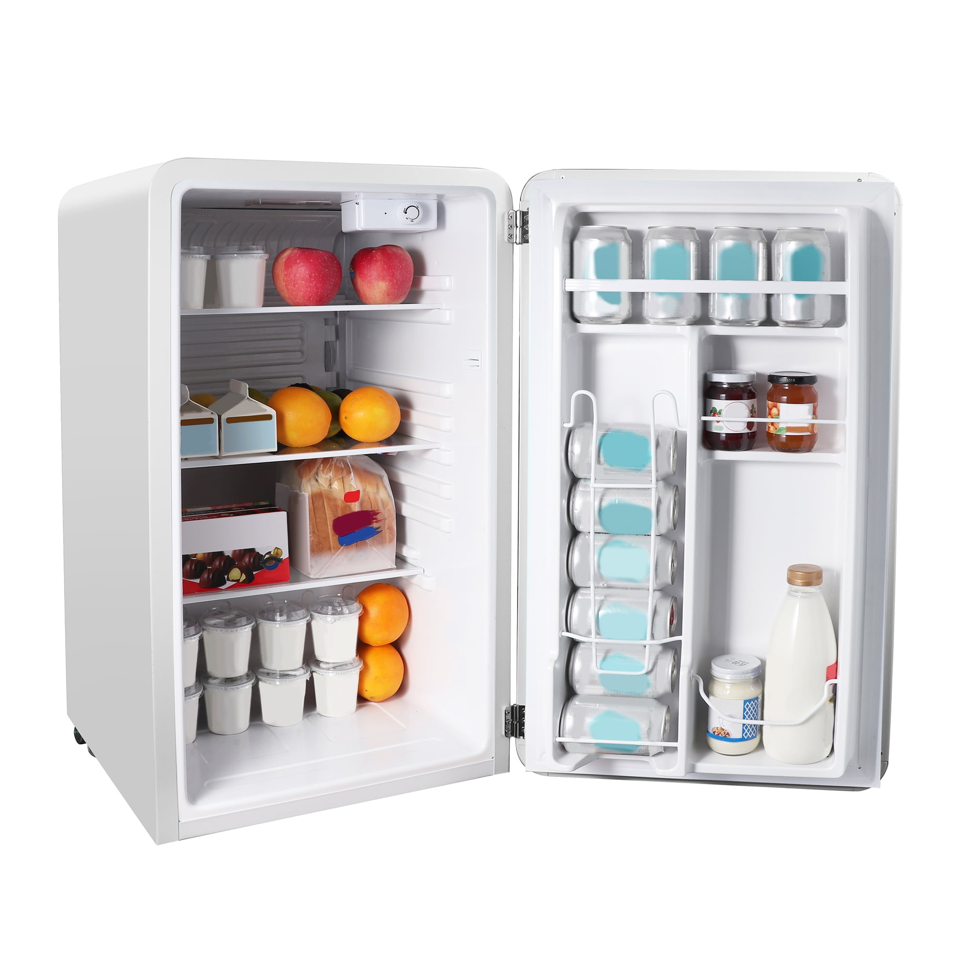 Magic Chef MCR32CHW Manual Defrost Retro Mini Fridge, White, 3.2 cu. ft., 120 V - Image 13