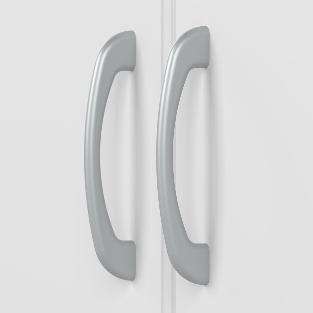 Bush Furniture Cabot Tall Storage Cabinet with Doors in White - Image 6