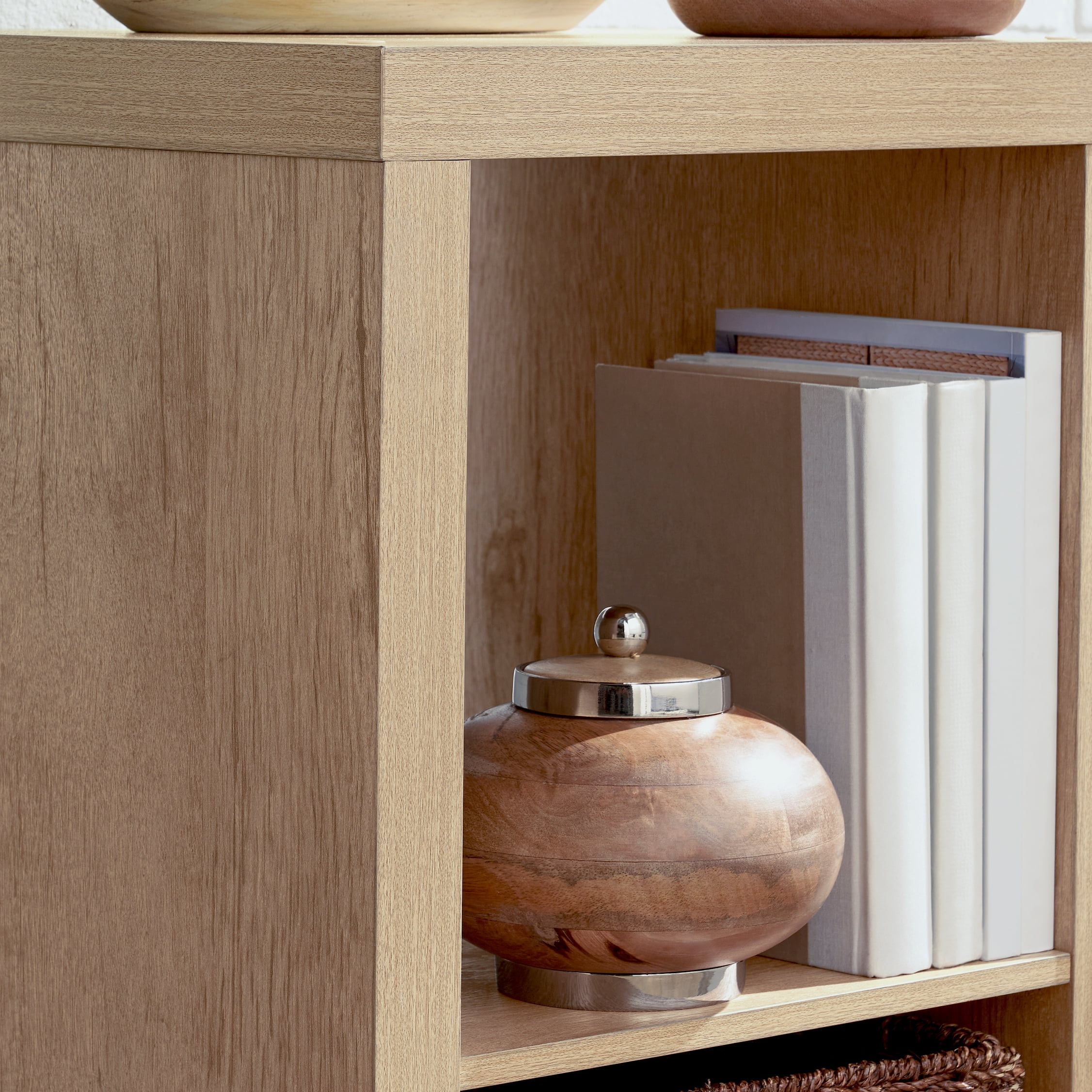 Better Homes & Gardens 9-Cube Storage Organizer, Natural - Image 5