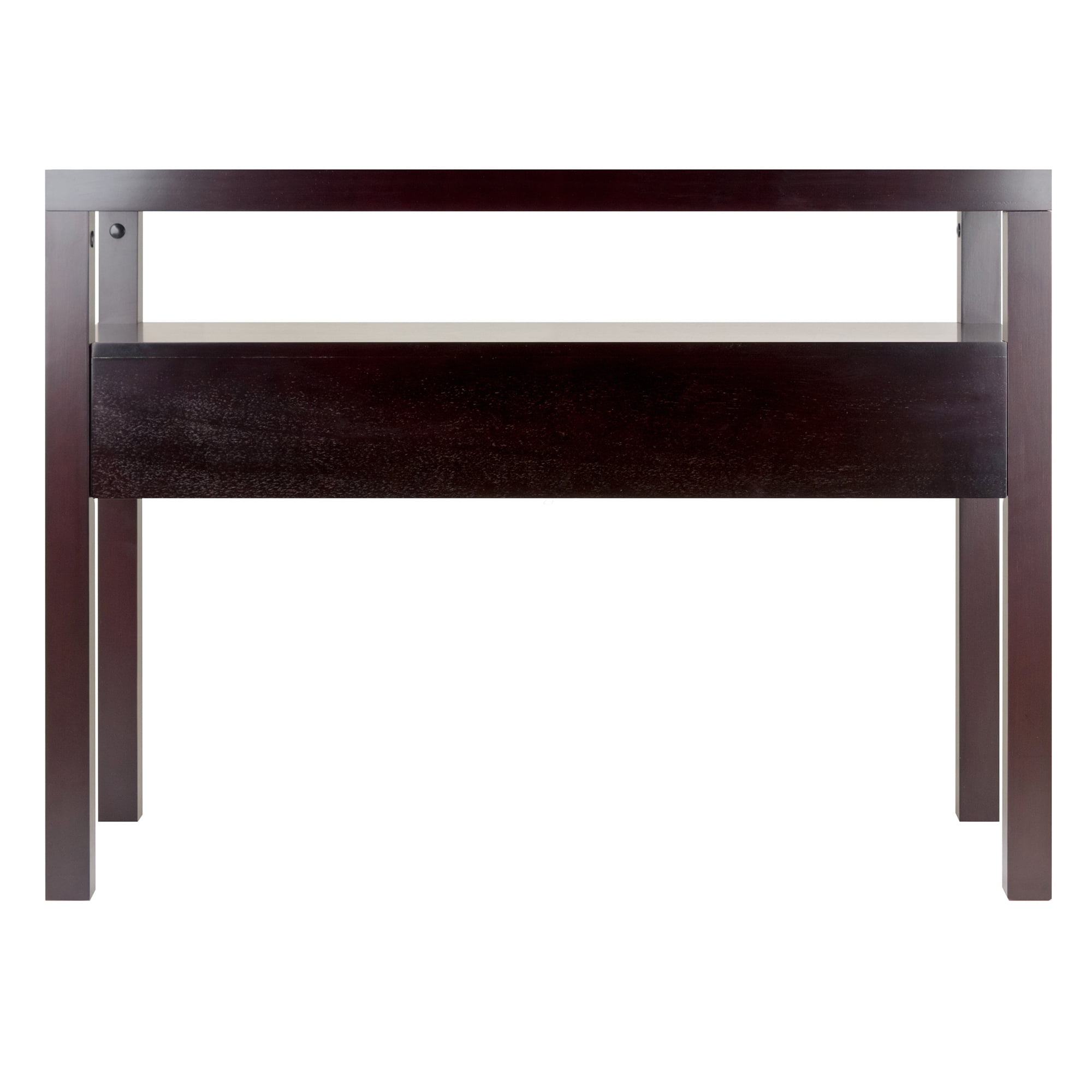 Winsome Copenhagen Console Table, Two Drawers, Espresso Finish - Image 6