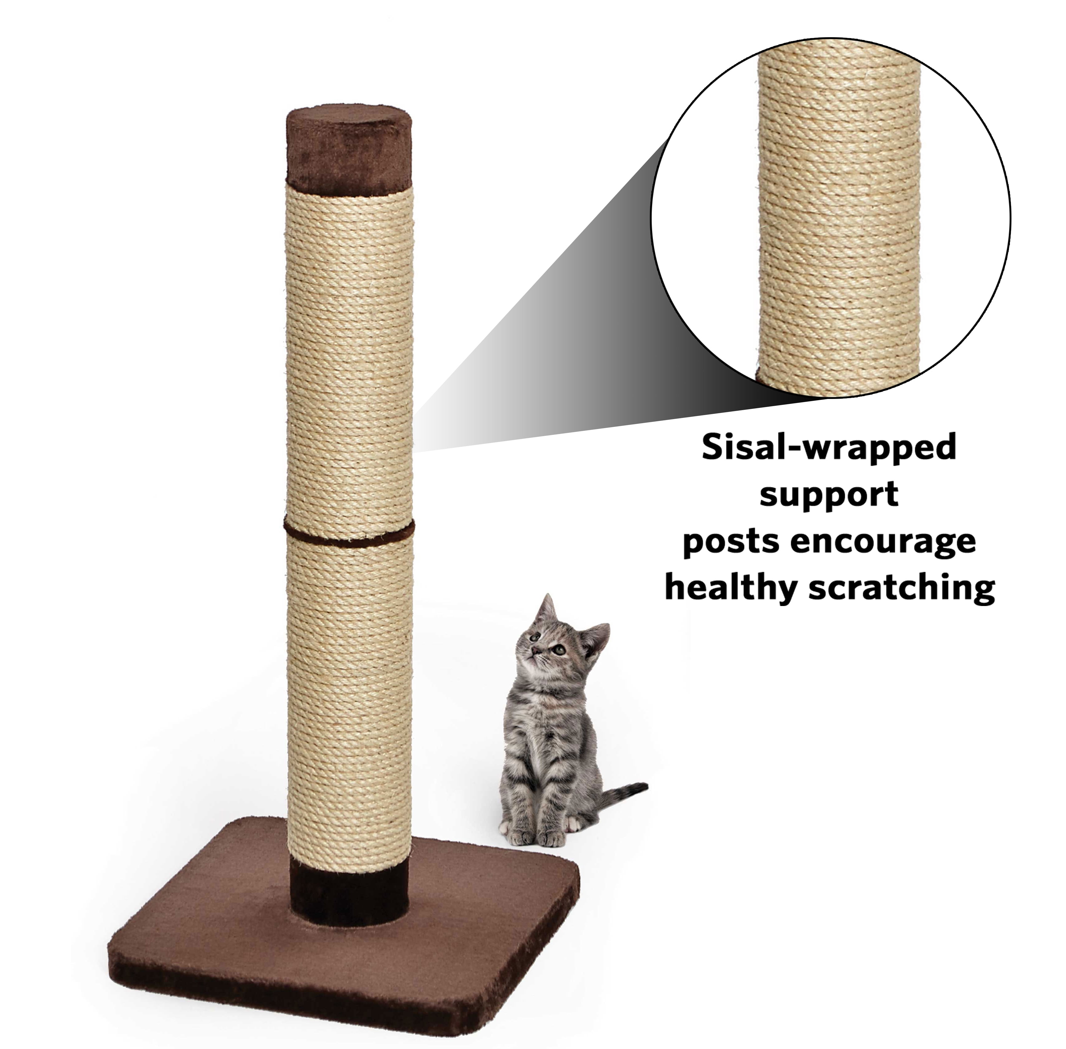 MidWest Homes for Pets Cat Scratching Post Forte 41inch Tall, Brown and Tan, Giant XXL Cat Post - Image 5