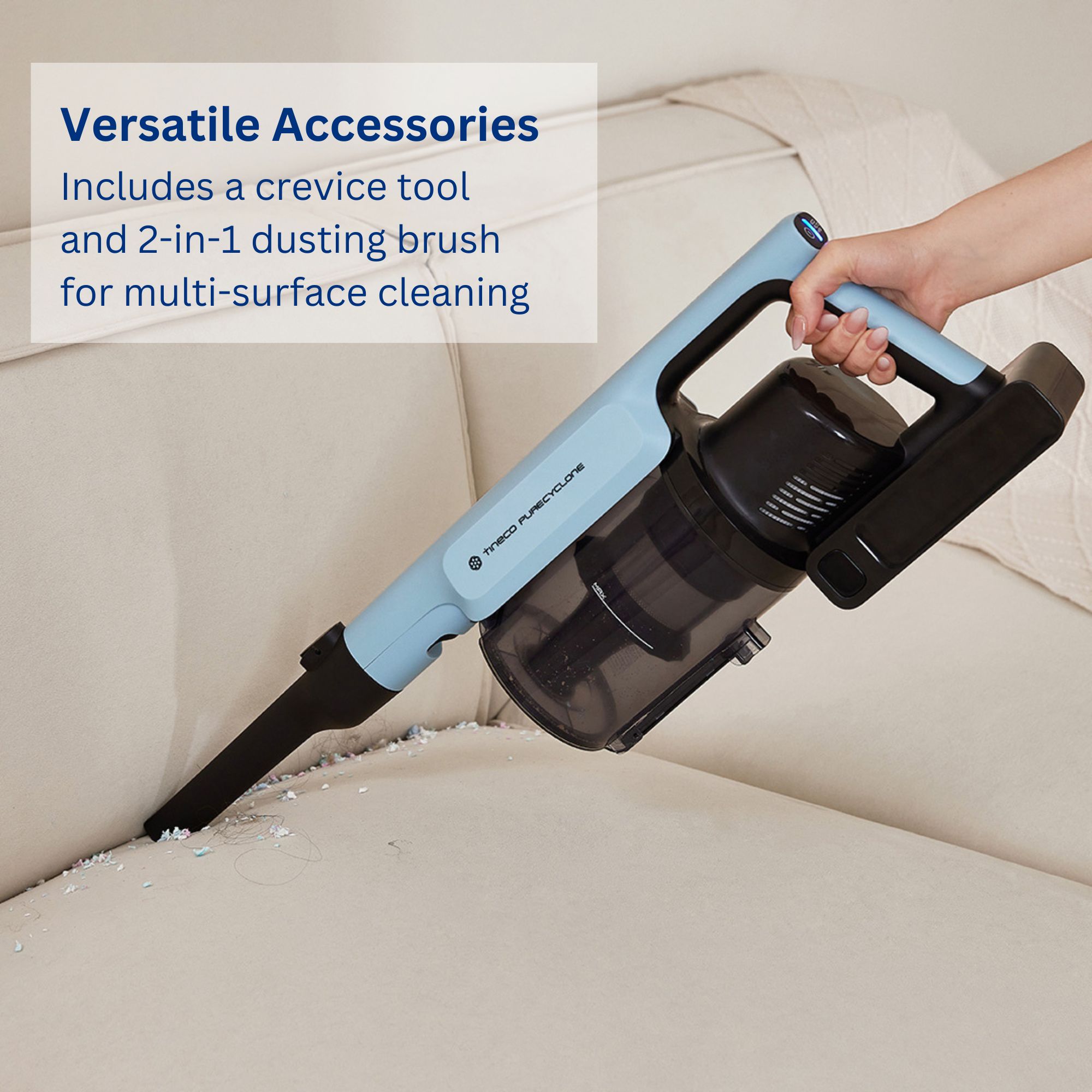 Tineco GO PET Cordless Vacuum with ZeroTangle Brush, 60 min Runtime, 1L Dustbin (GO303) - Image 12
