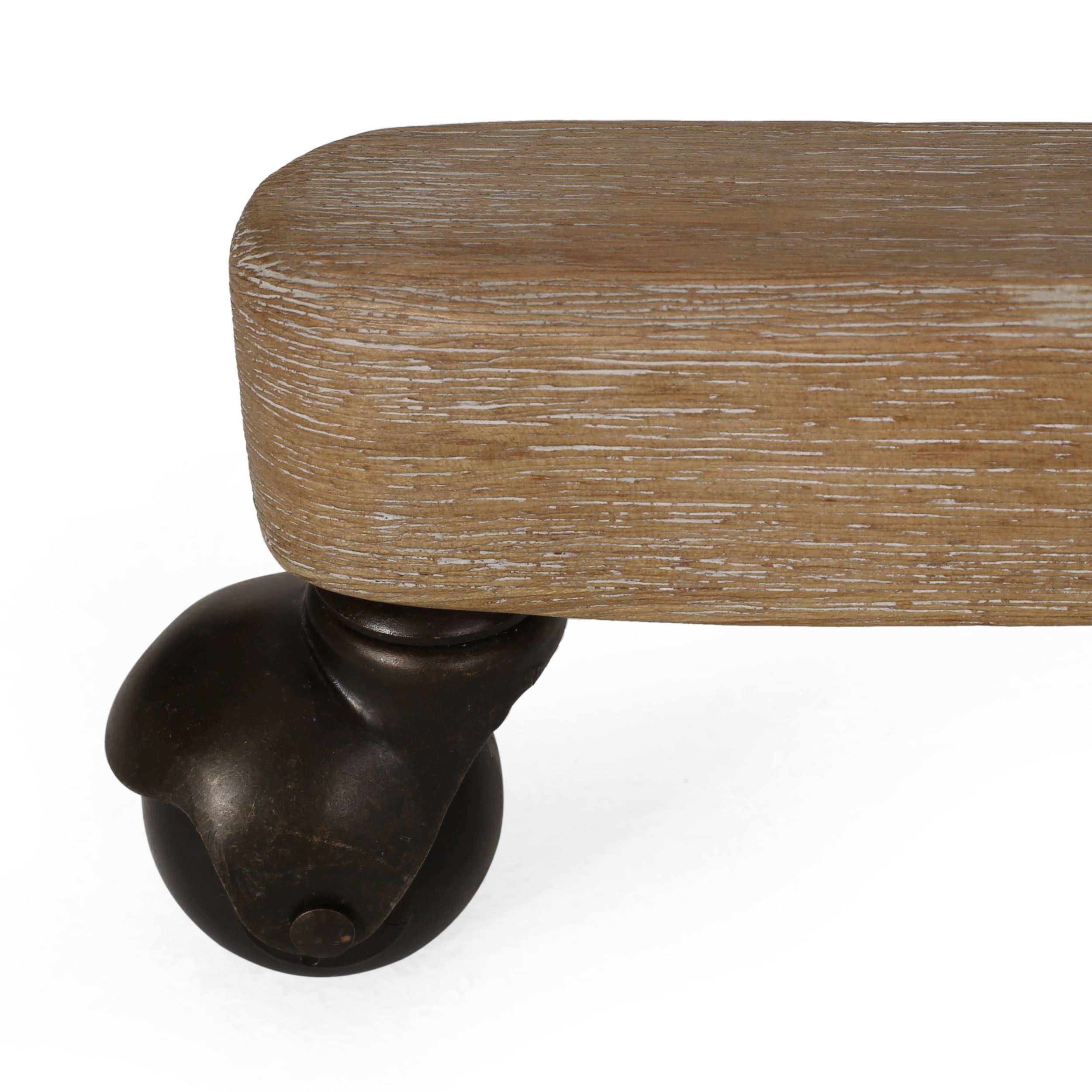 Ember Interiors Ashlyn Upholstered Roll Back Swivel Office Chair, Cognac Brown and Natural - Image 10