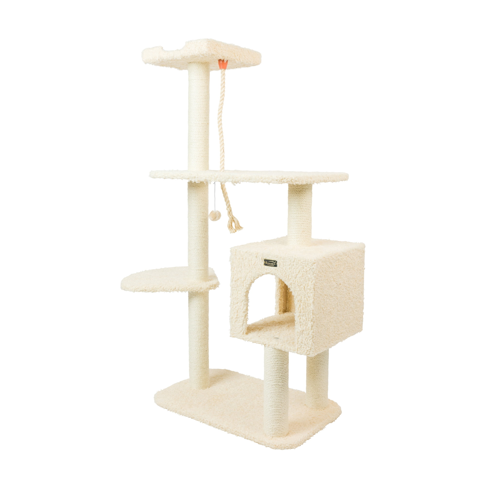 Armarkat Classic real wood Cat Tree Model A5708, 57 inch Beige - Image 8