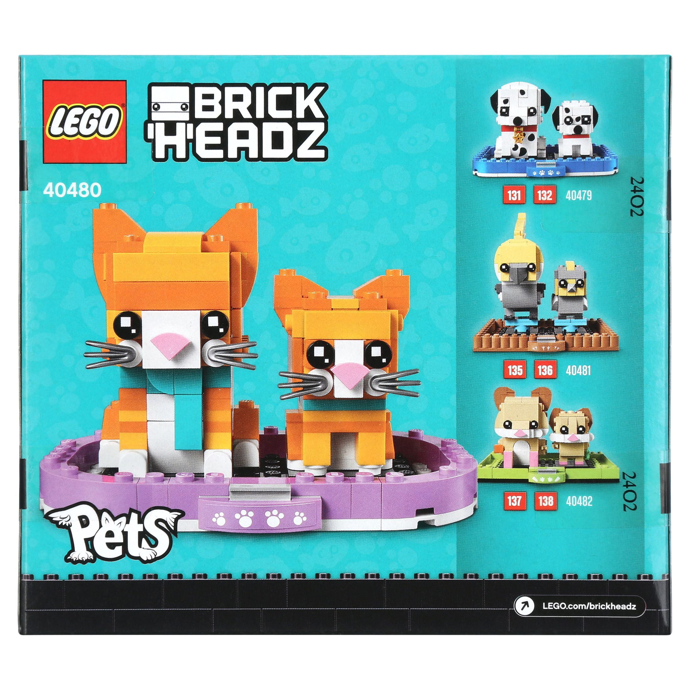 Lego BrickHeadz 40480 Ginger Tabby - Image 3