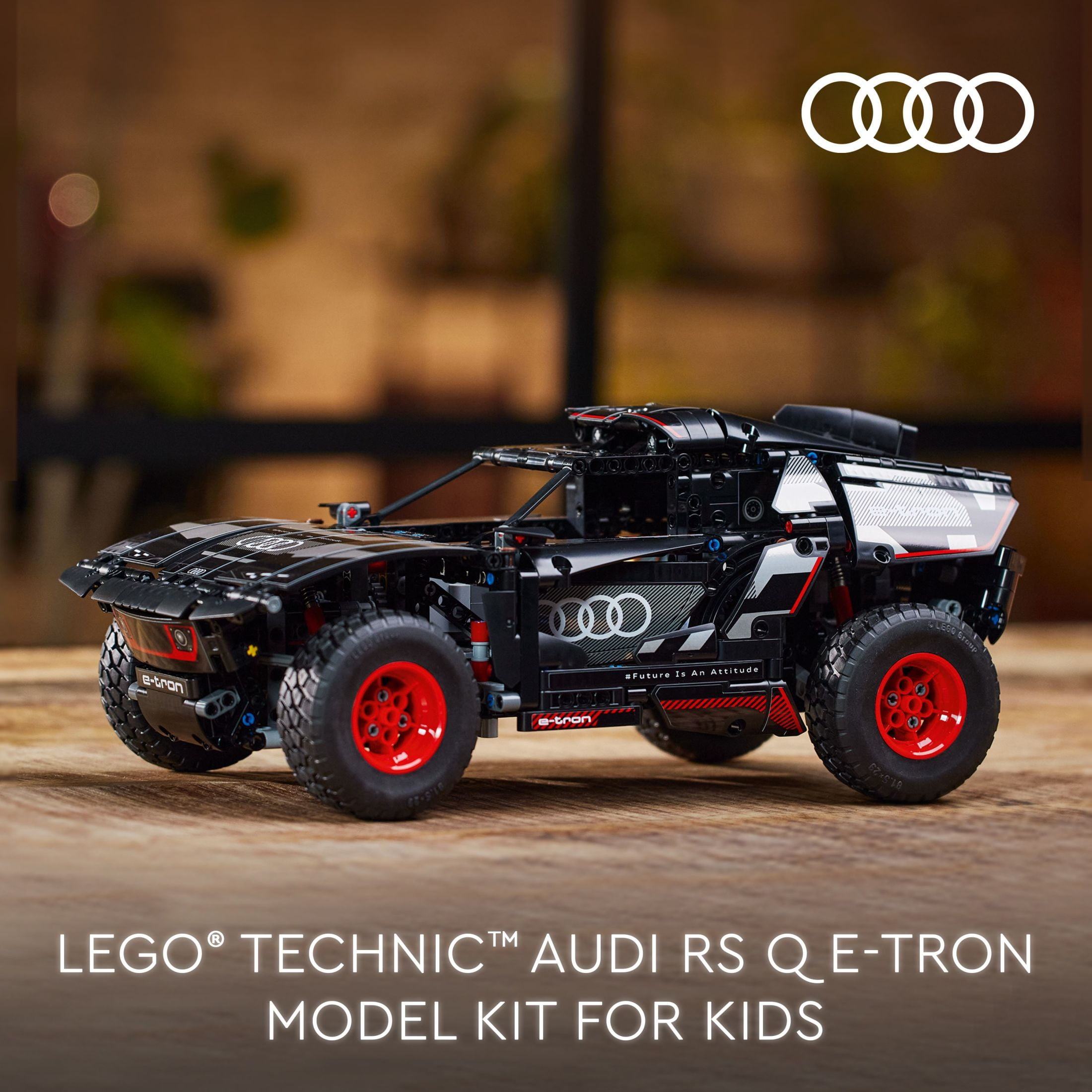 LEGO Technic Audi RS Q e-tron 42160 Advanced Building Kit for Kids Ages 10 and Up, this Remote Controlled Car Toy Features App-Controlled Steering and Makes a Great Gift for Kids Who Love Engineering - Image 5