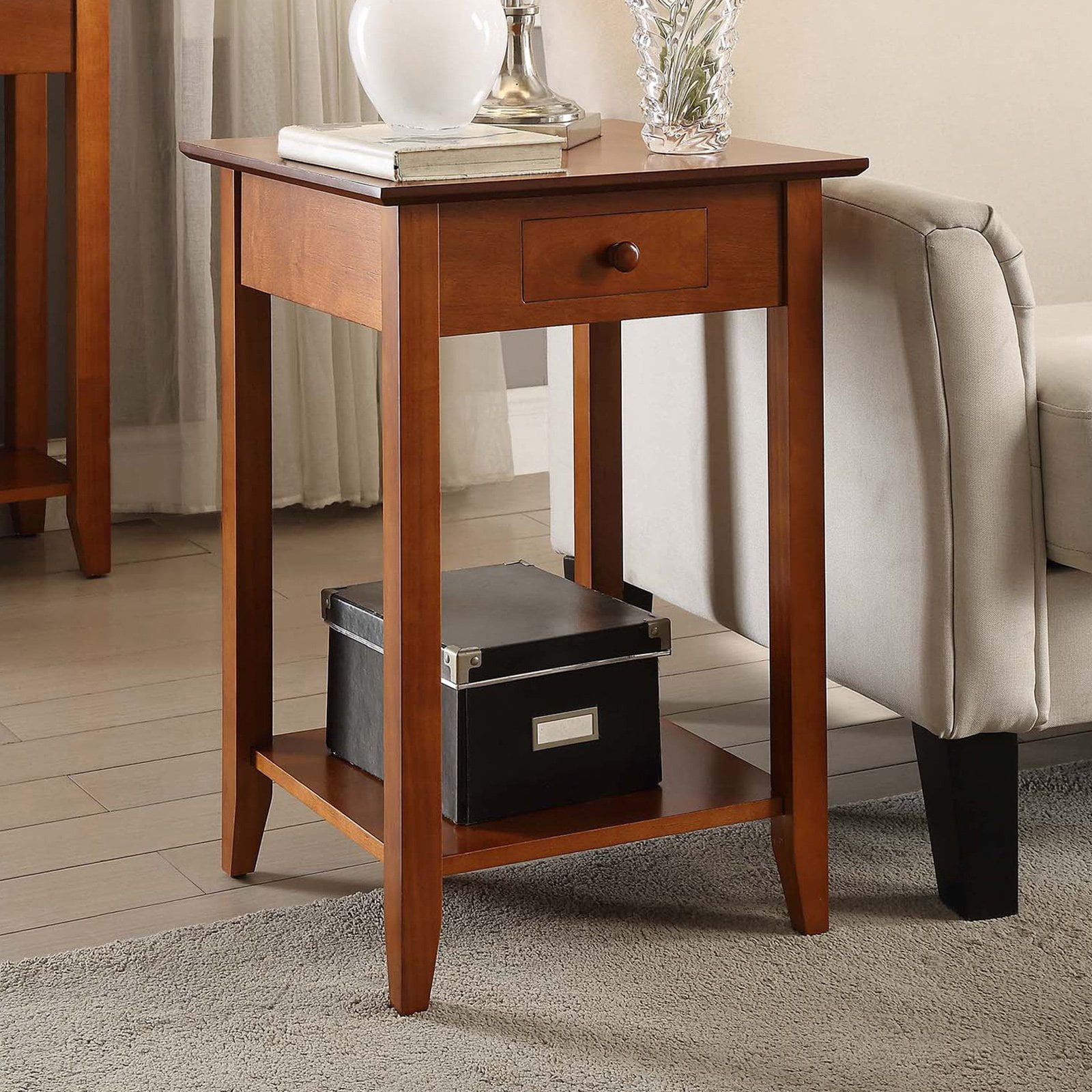 Convenience Concepts American Heritage End Table, Multiple Finishes - Image 4