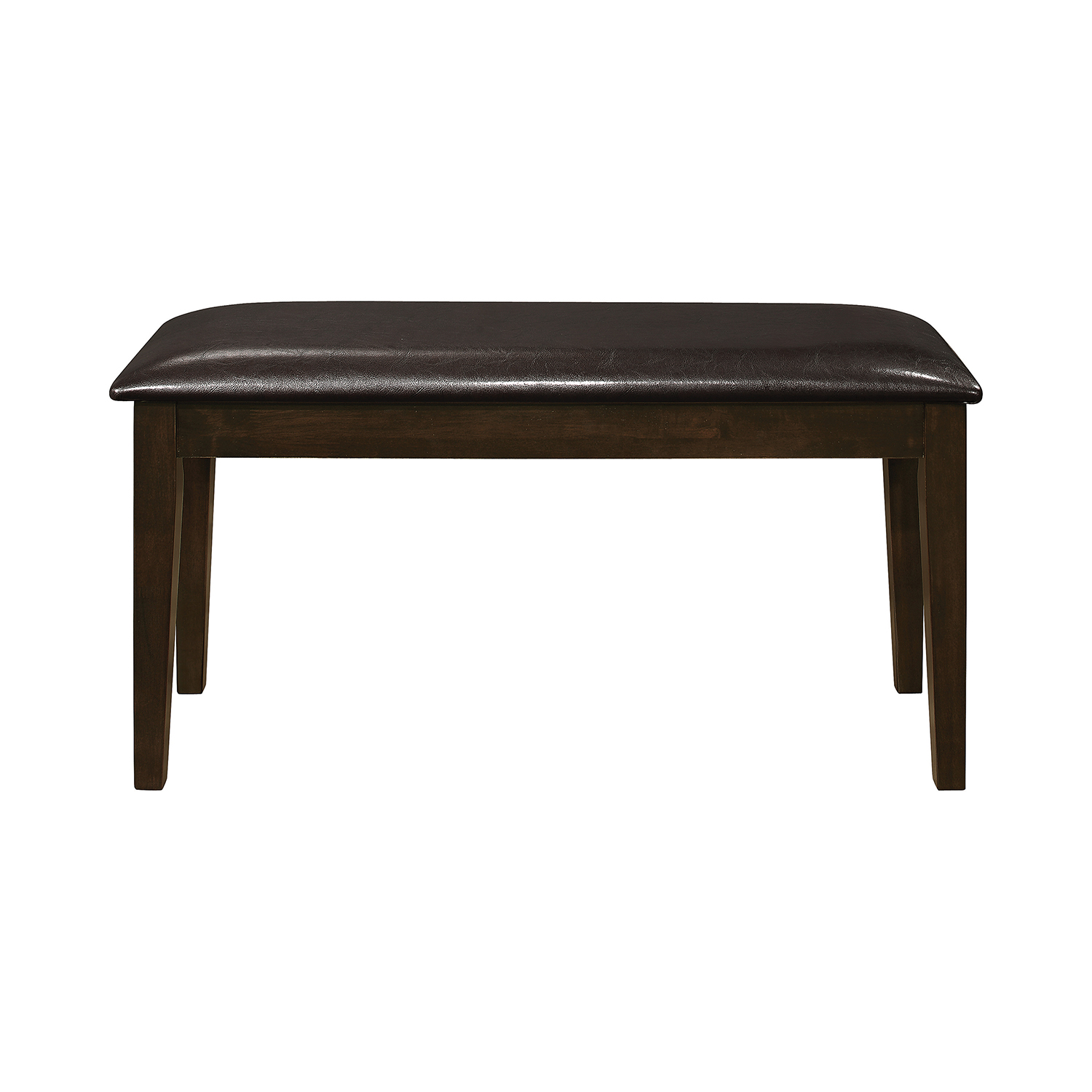 Monarch Specialties Guillen 5-piece Dining Set with Bench Cappuccino and Dark Brown - Image 8