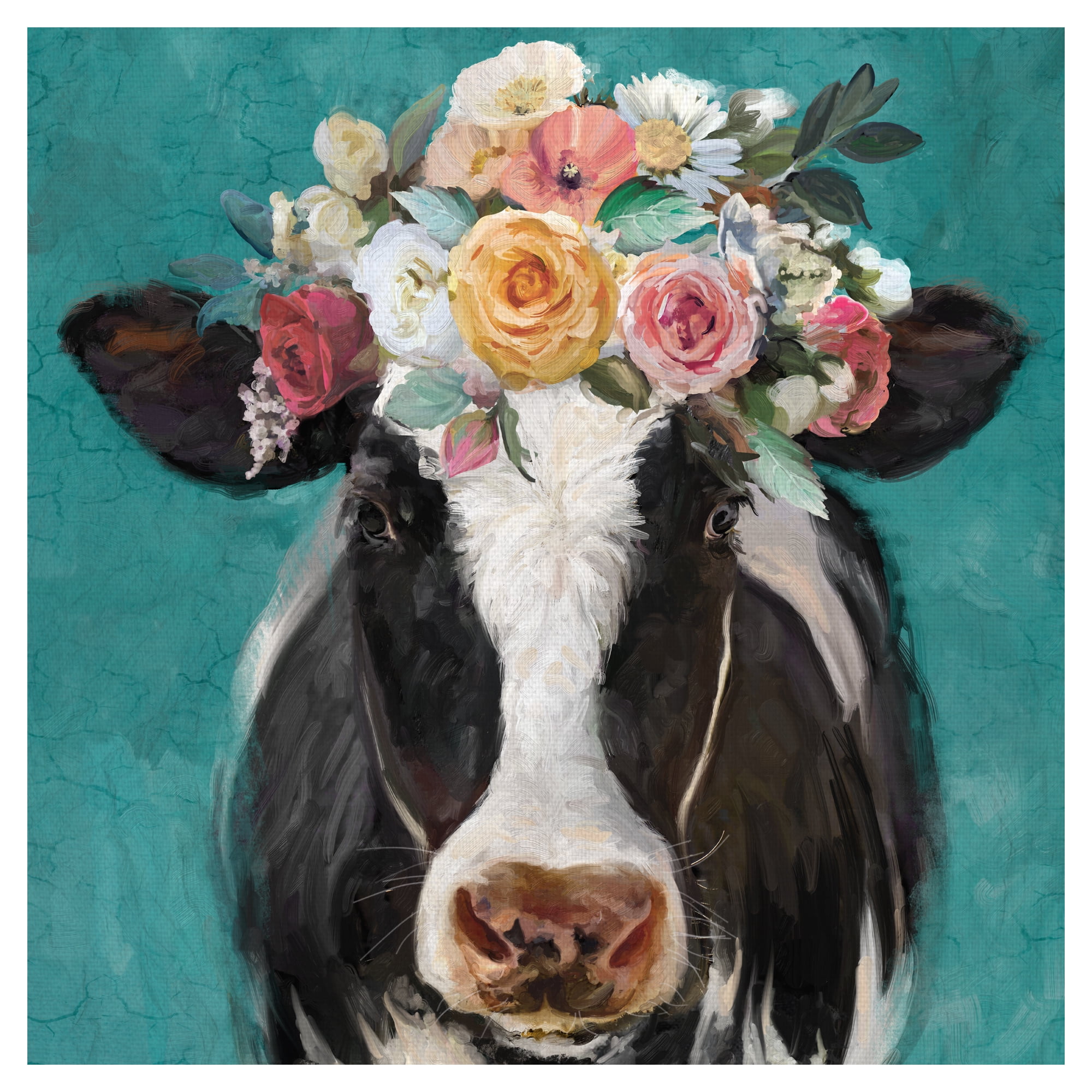 Fancy Cows II by Studio Arts Canvas Art - Image 4