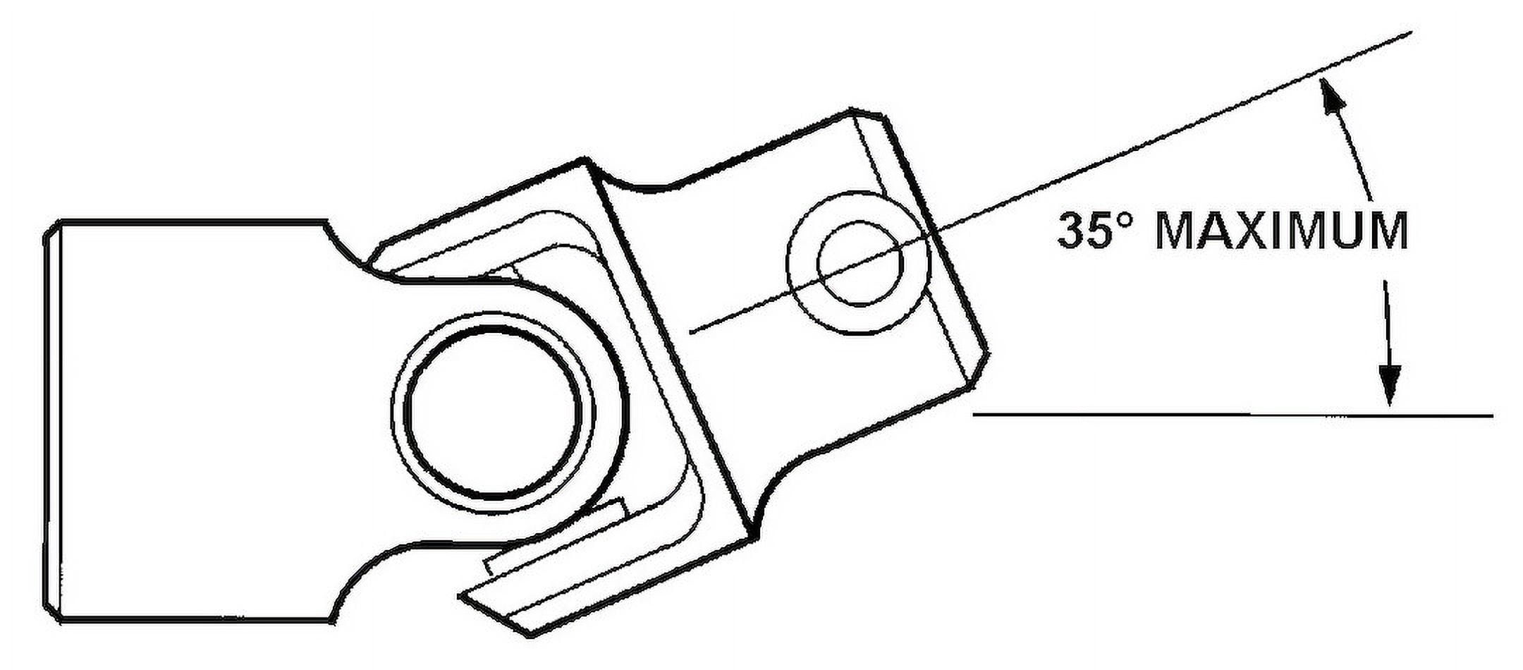 Borgeson 013449 Single Steering Universal Joint - Image 3
