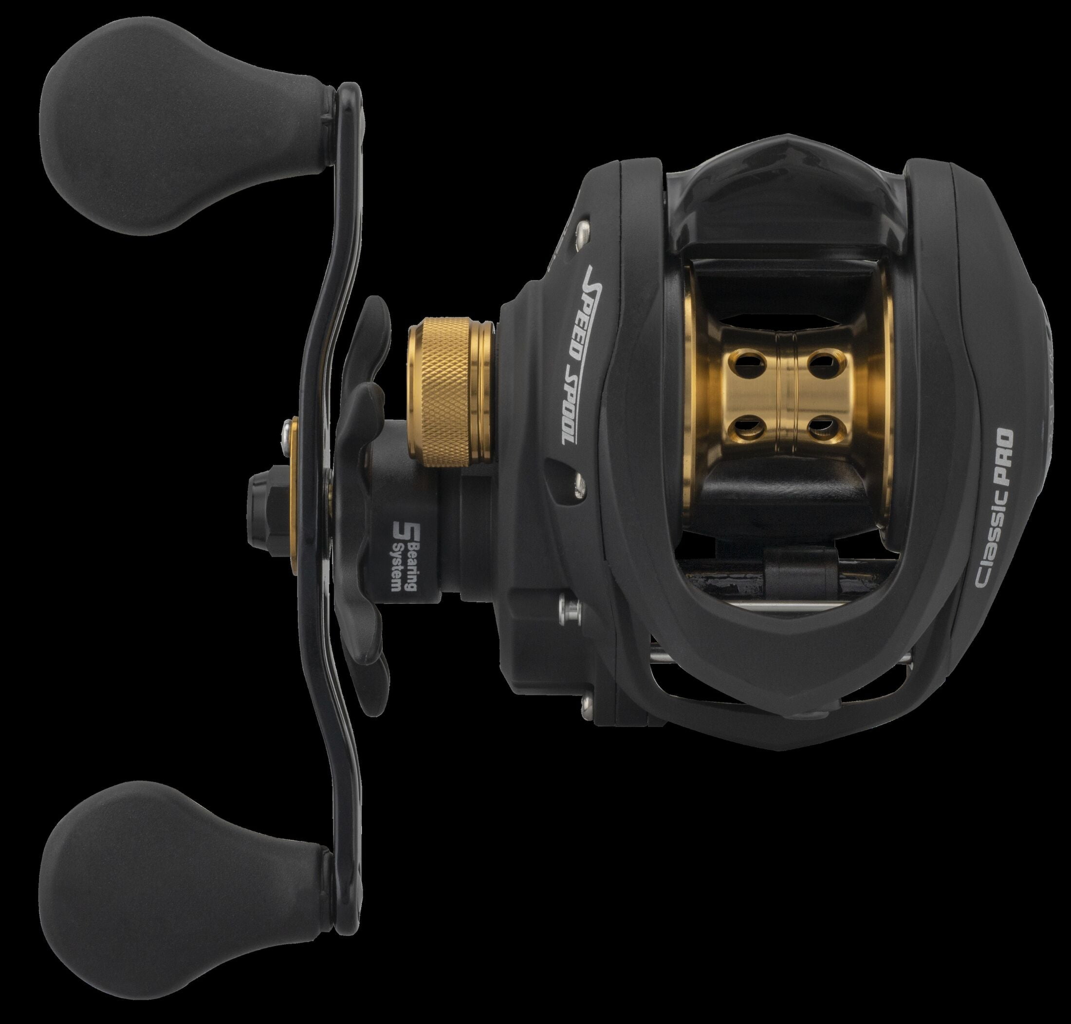 Lew's Classic Pro Speed Spool SLP Baitcast Fishing Reel, 7.5:1 Gear Ratio, Right-Hand Retrieve, Black - Image 2