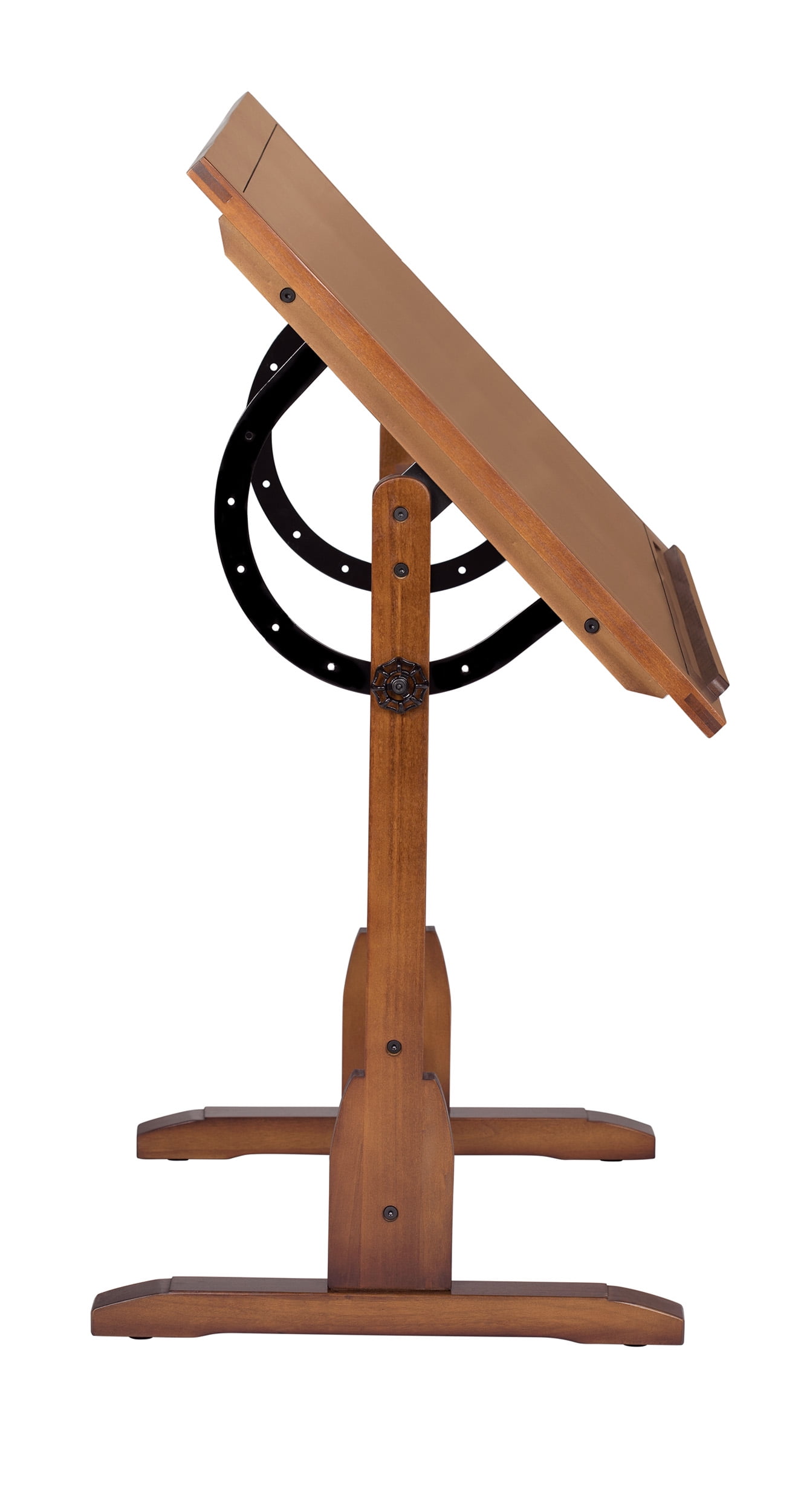 Studio Designs Vintage Solid Wood Drawing/Drafting Table with 42" x 30" Adjustable Tilting Top - Image 11