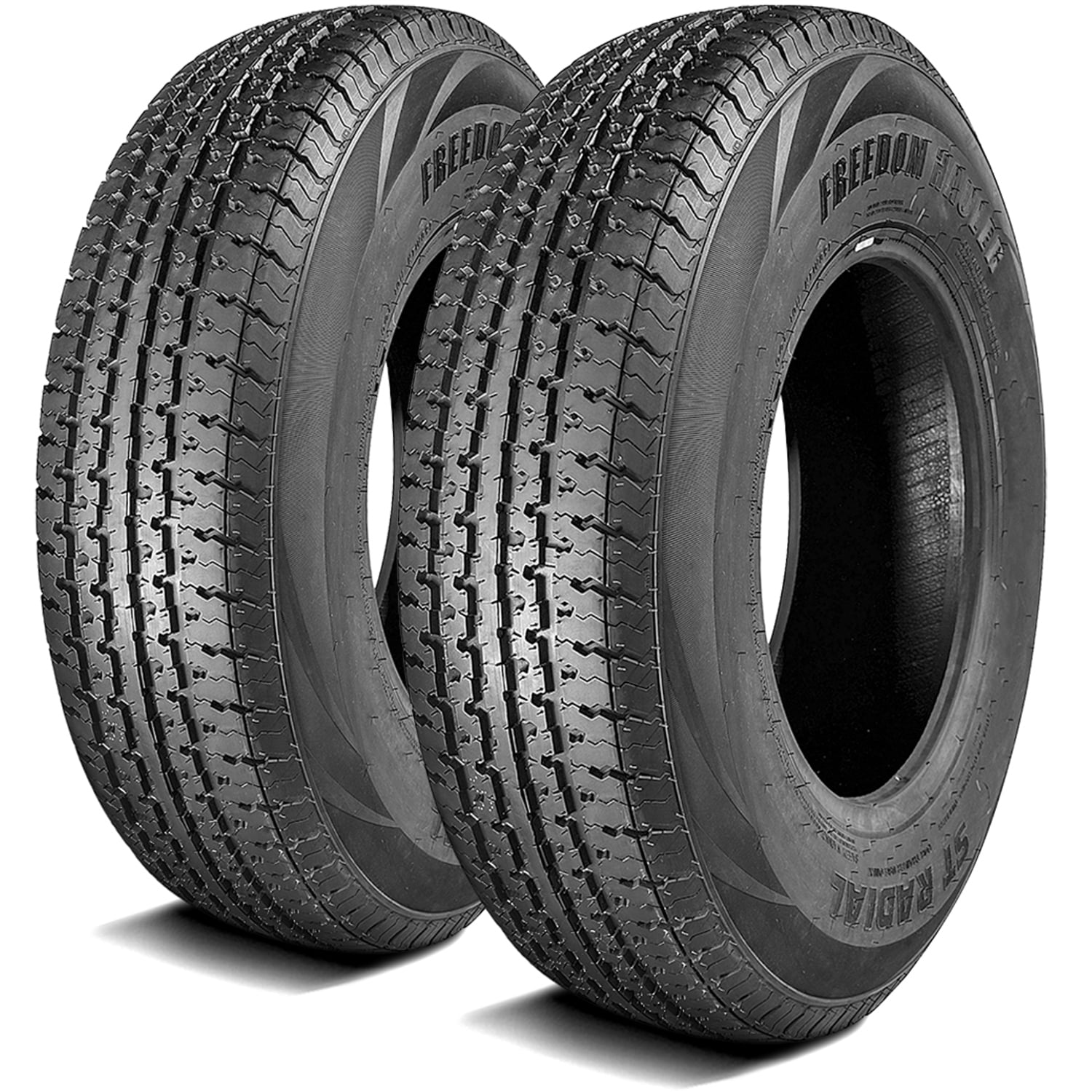 Freedom Hauler St Radial Steel Belted 205/75R15 Load D 8 Ply Trailer Tire - Image 6