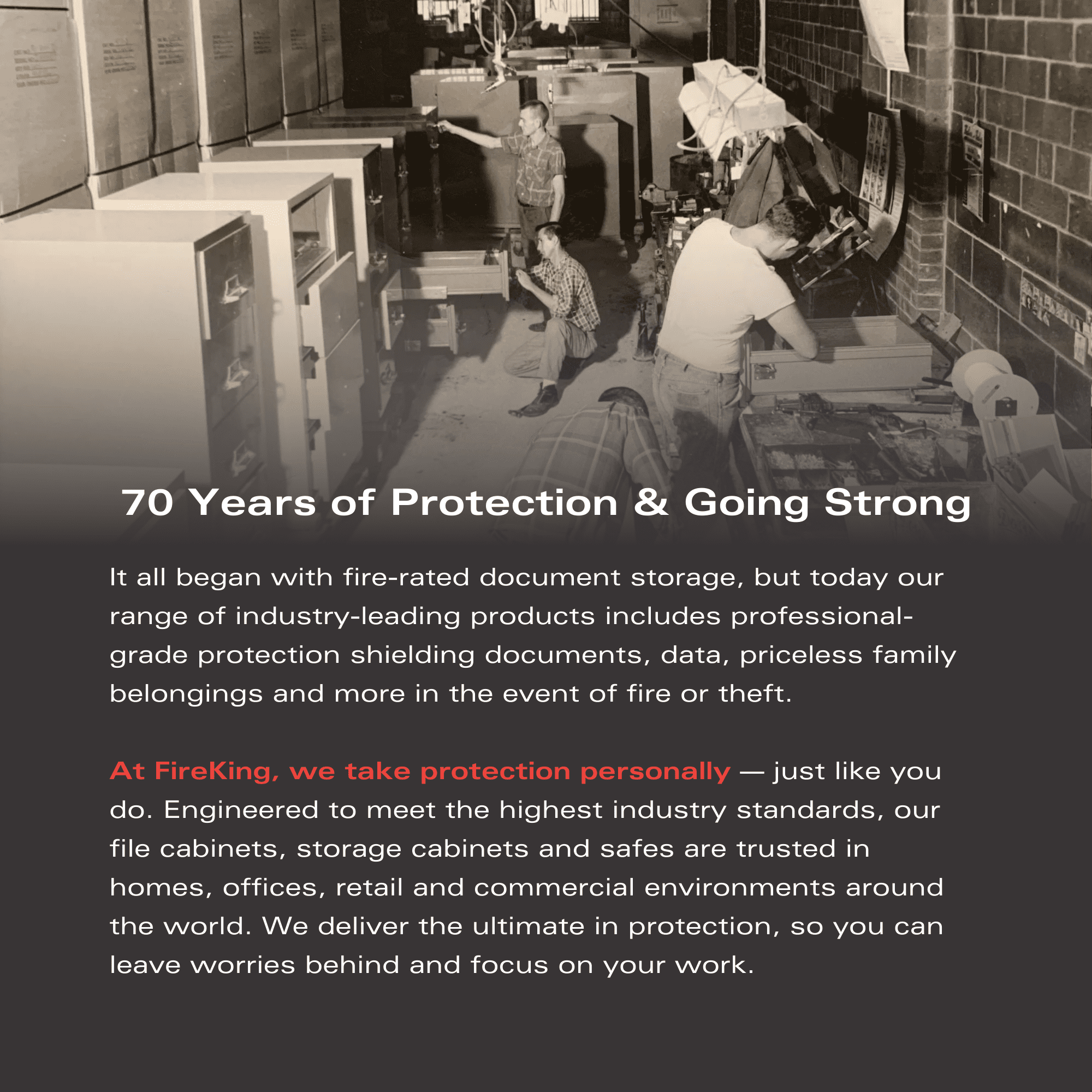 Sure Seal by FireKing 1-Hour Fire-Resistant and Waterproof Chest, 0.38 cu ft, 19.9w x 17d x 7.3h, Taupe, 1 Count - Image 10