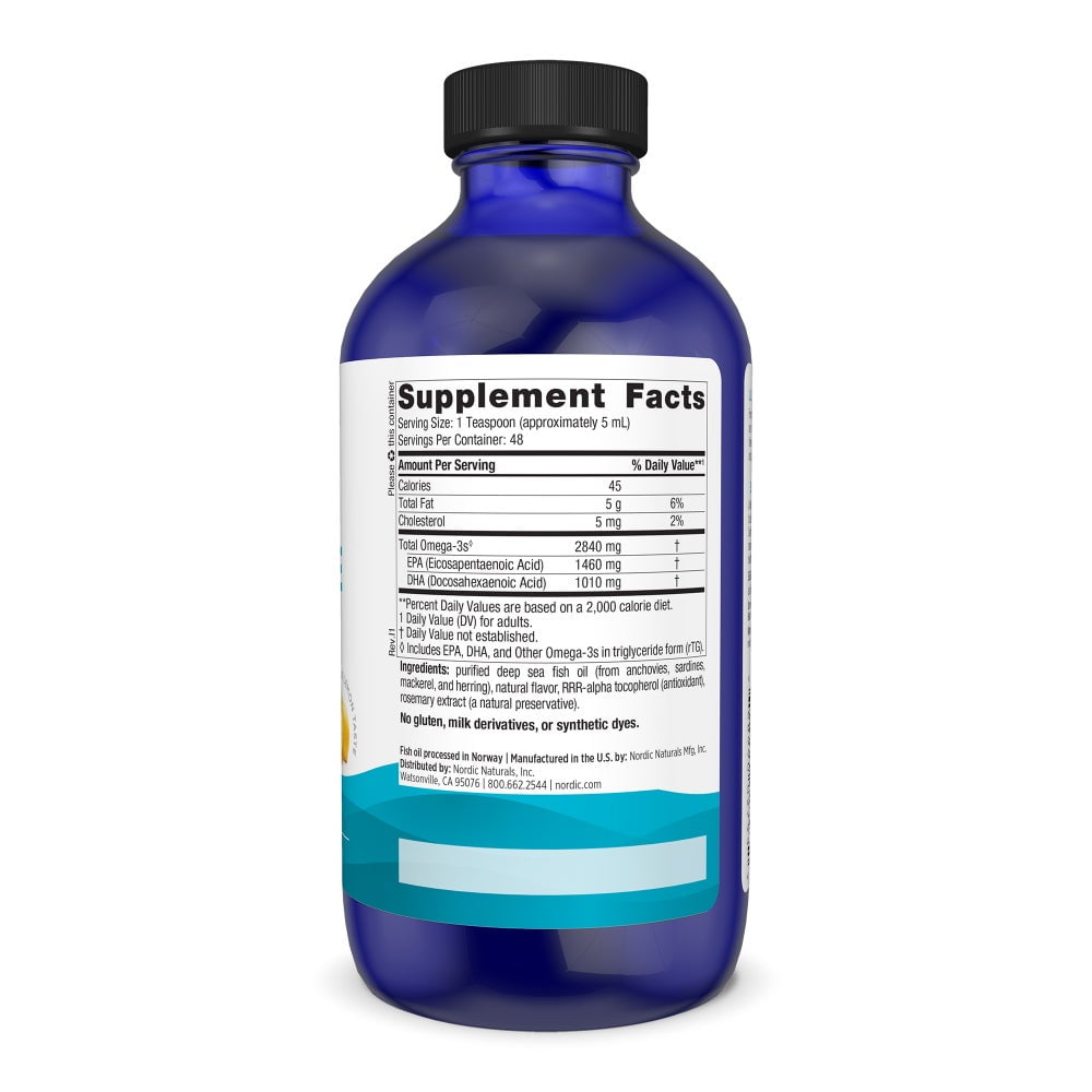 Nordic Naturals Ultimate Omega Liquid, 2840 Mg Omega-3s, Fish Oil, 8 Fl Oz - Image 3