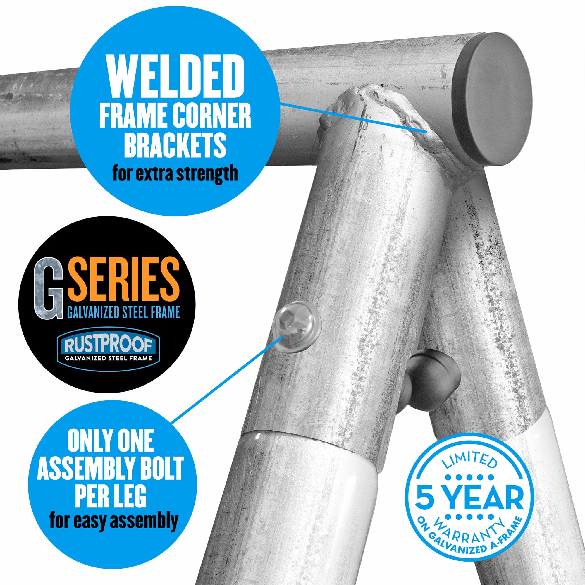 XDP Recreation Aqua Play Park Swing Set and Water Slide with Tarp, 2 Swings, and a Disc Swing - Image 6