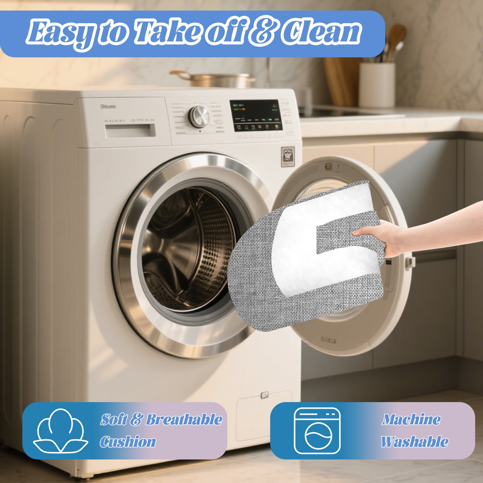 G TALECO GEAR Baby Swing for Infants, Portable Bouncer&Rocker with 5 Speeds, Bluetooth Control, Gray - Image 6