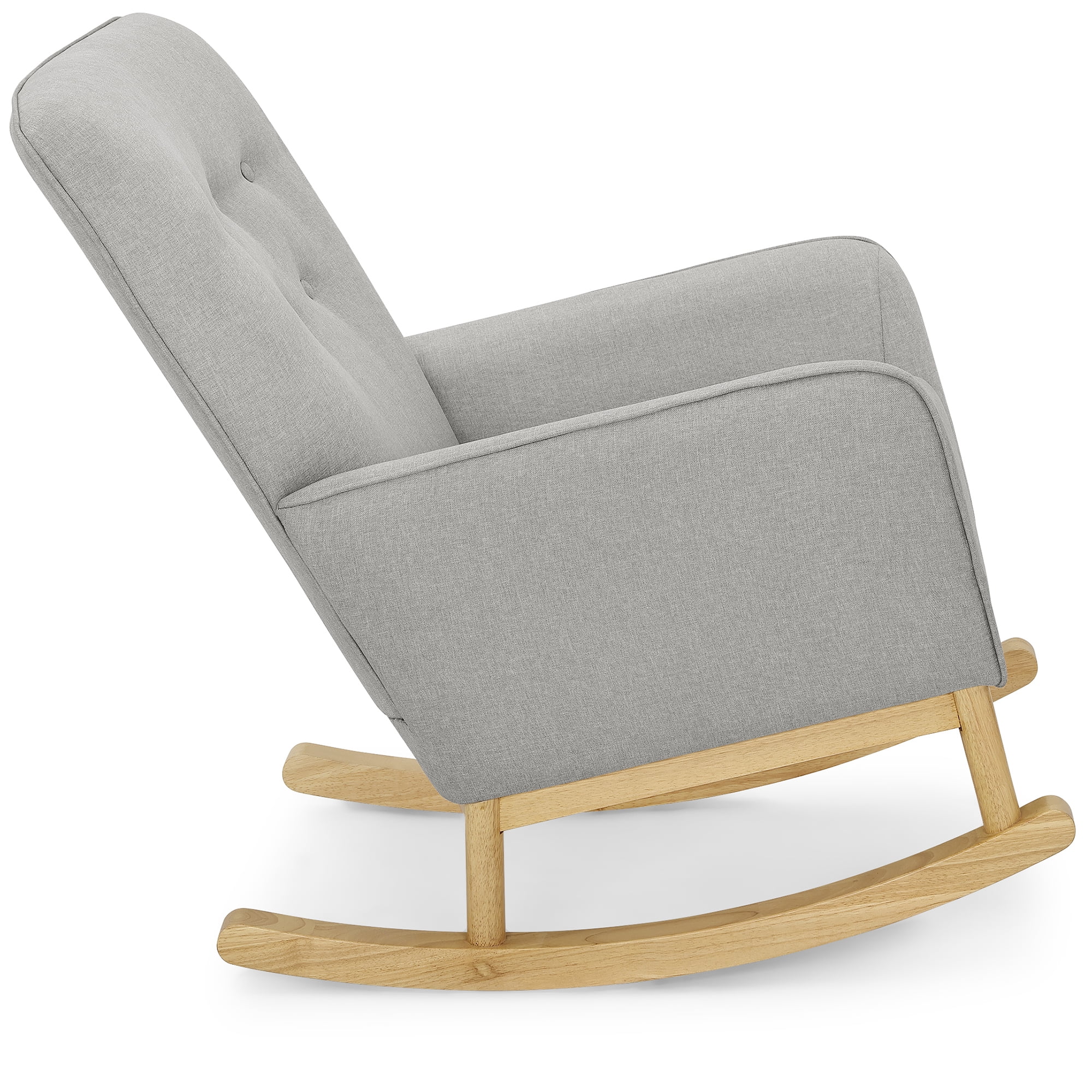 Delta Children Casey Rocking Chair, French Grey/Natural - Image 8