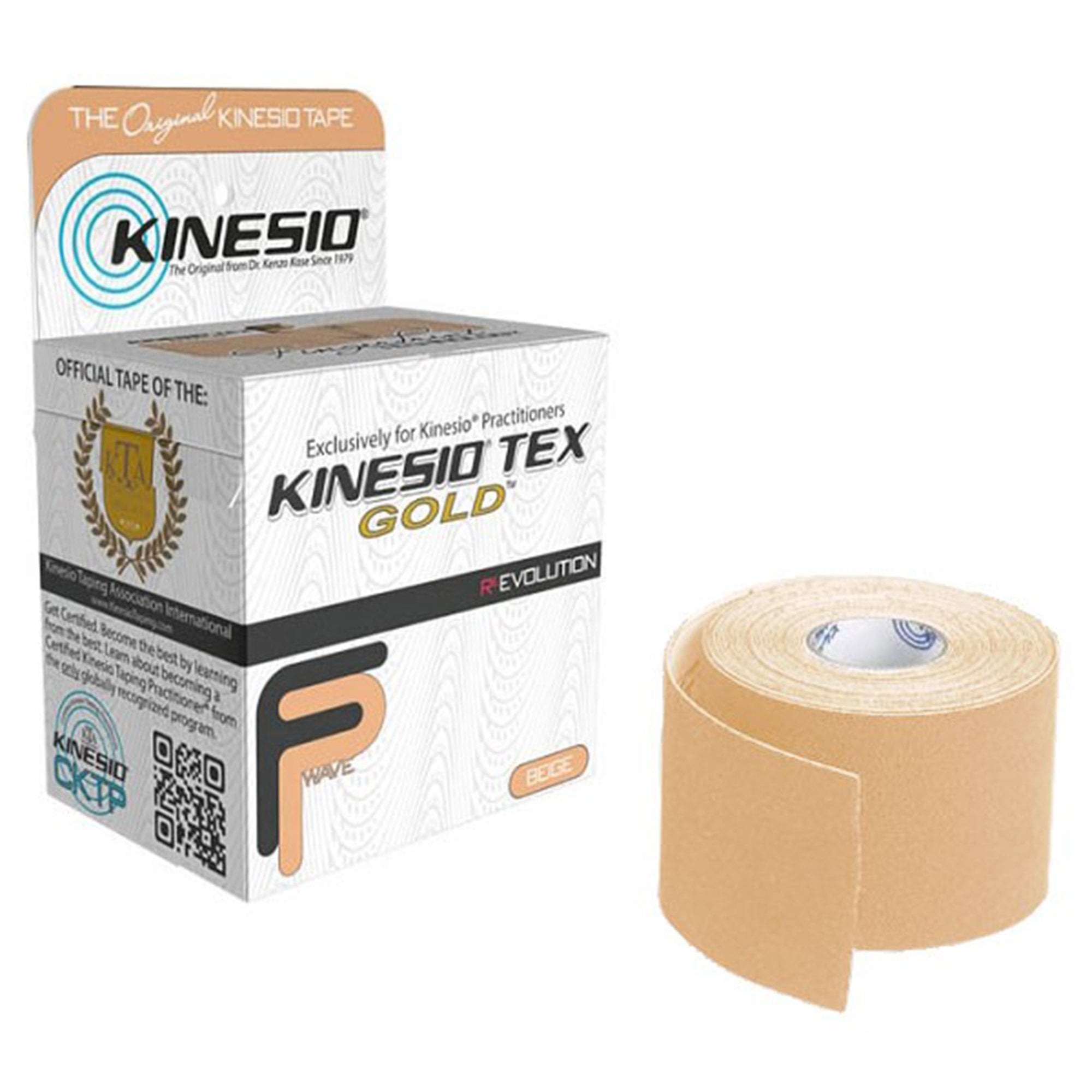Kinesio Tape, Tex Gold FP, 2" x 5.5 yds, Beige - Image 2