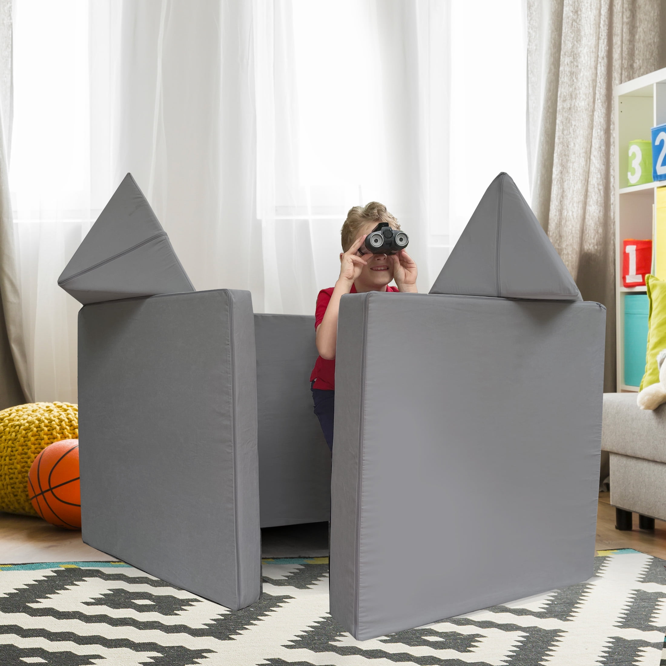 Imaginarium Kids Play Couch, Dark Gray - Image 12