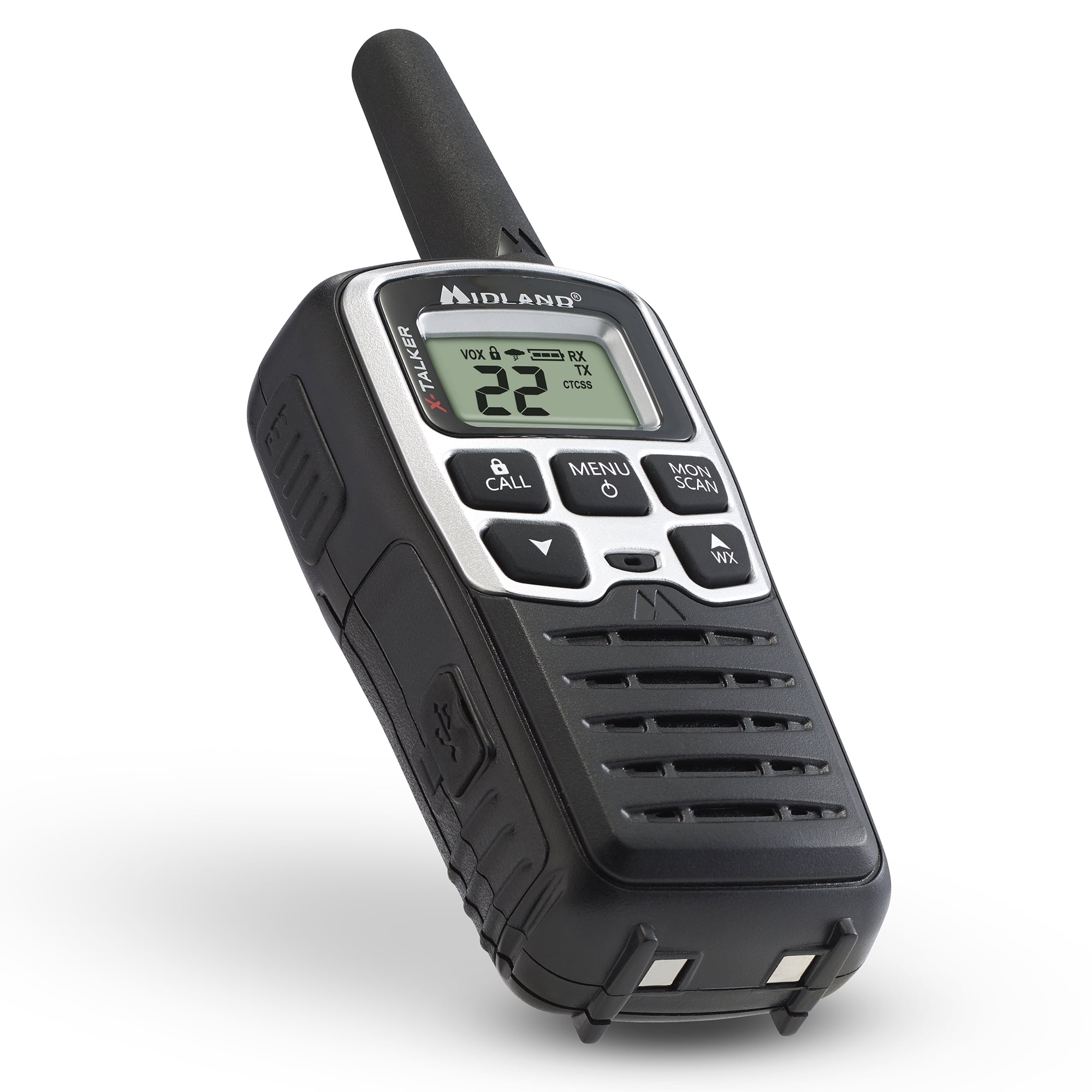 Midland T51VP4 Two-Way Radios 2-Pk 28-mile 22-Channel, Black - Image 14