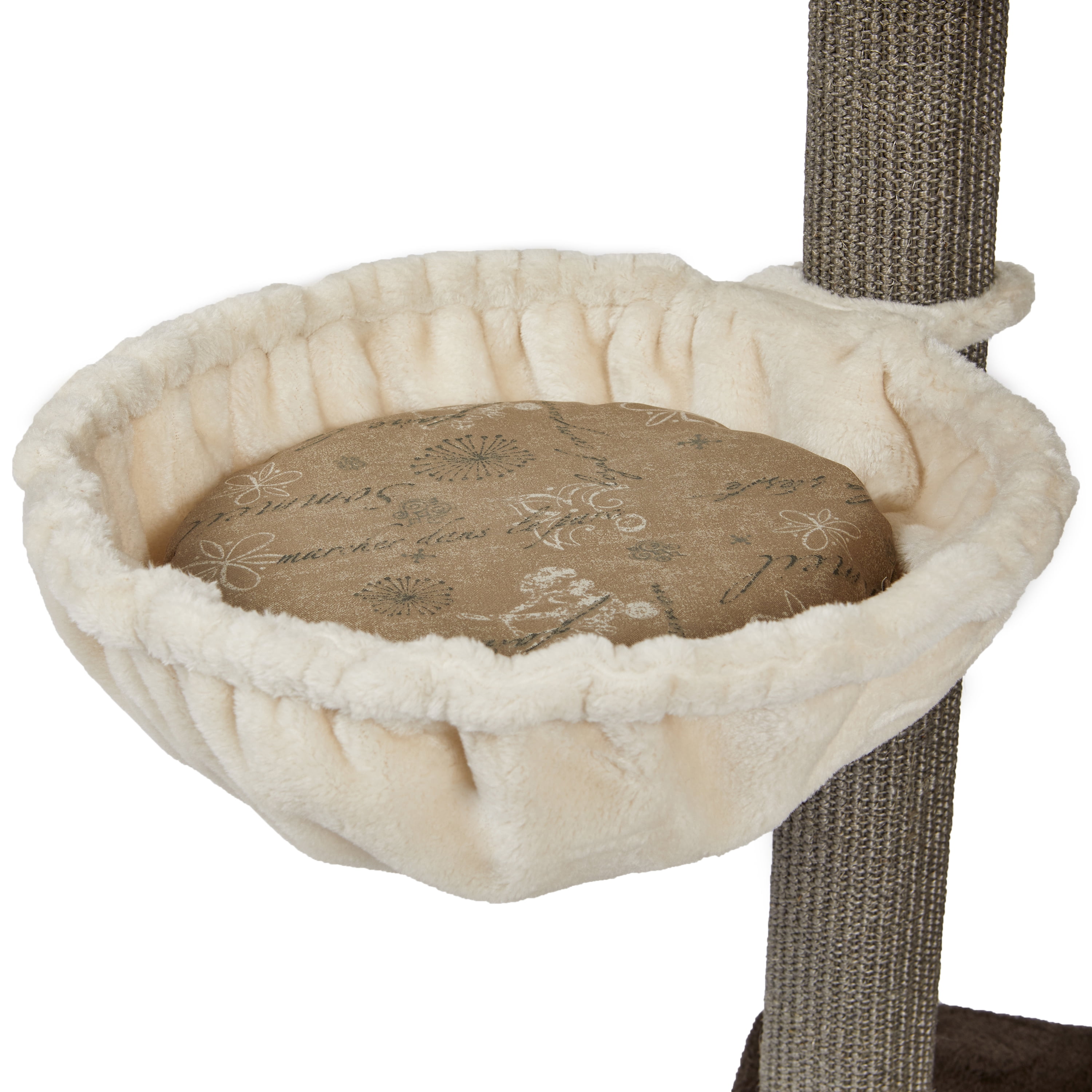 35-Inch Feline Nuvo "Cove" Fashionable Cat Tree & Cat Condo with Removable Lounging Cat Bed - Image 5