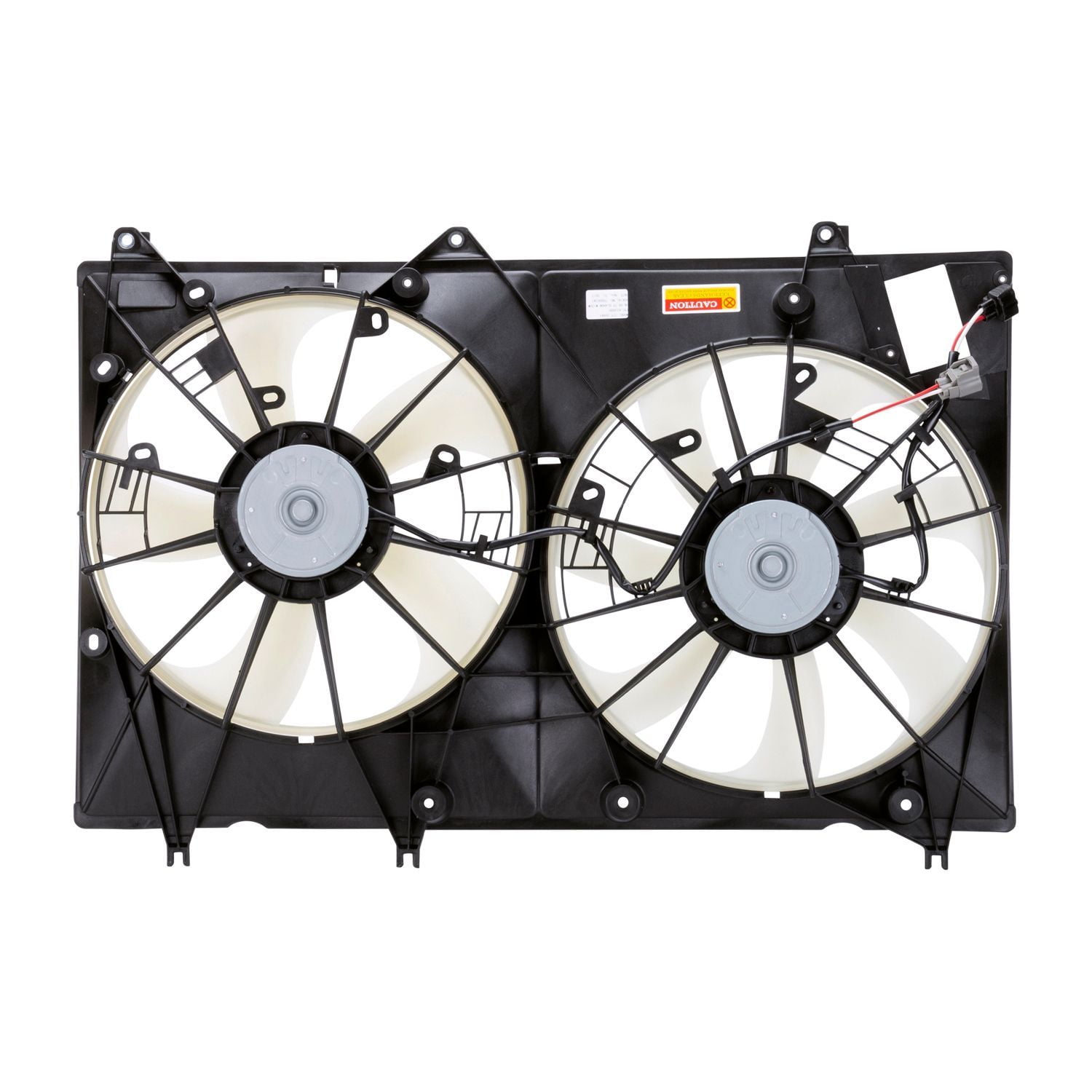 TYC 622000 Radiator & Condenser Cooling Fan Assembly W/ Tow Warranty Fits select: 2008-2013 TOYOTA HIGHLANDER - Image 3