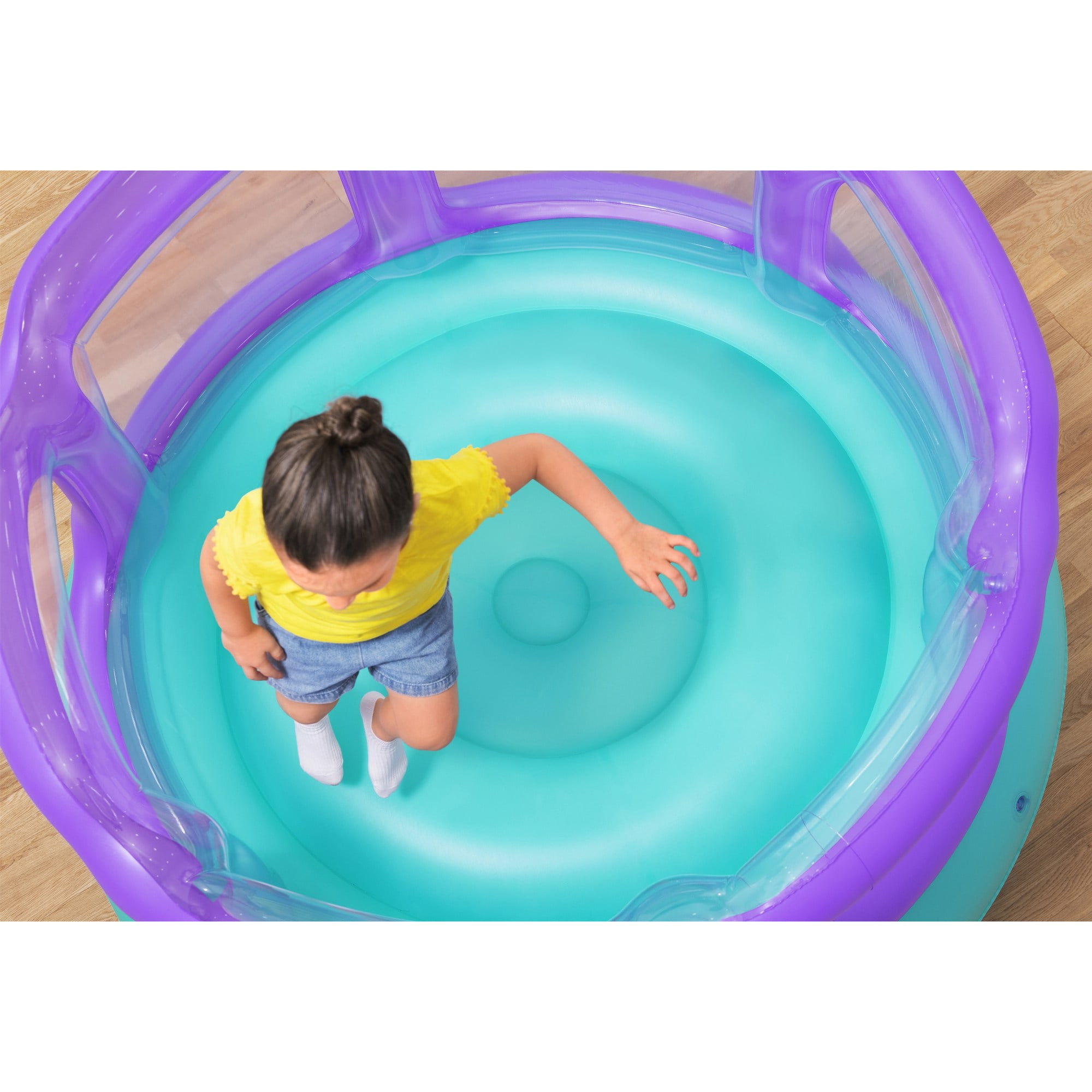 Bestway Laugh 'n Leap Kids Inflatable Bouncer for 2-5 yrs, (59.84" x 59.84" x 33.07") - Image 7