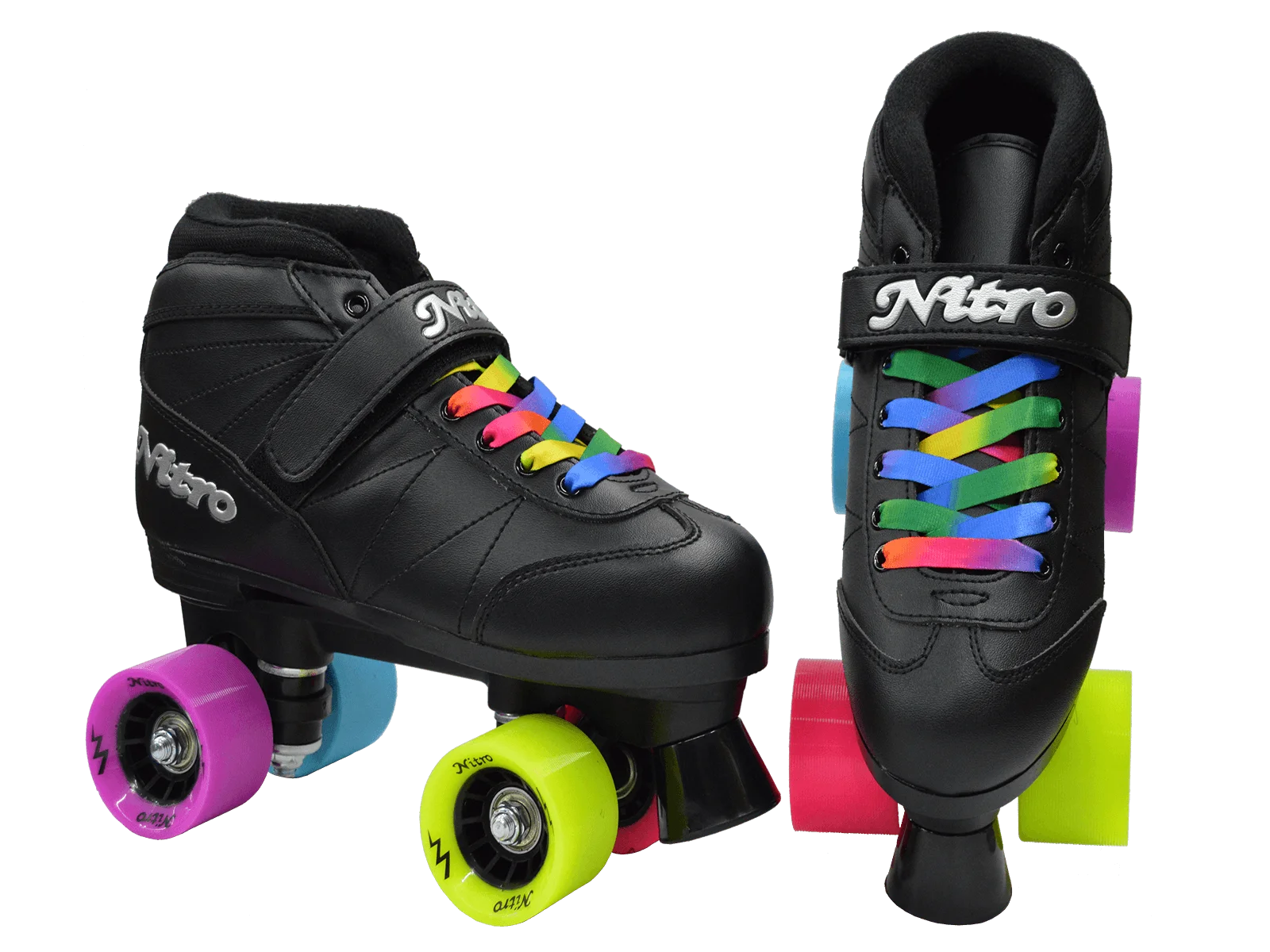 Epic Skates Rainbow Nitro Quad Speed Skates - Image 4