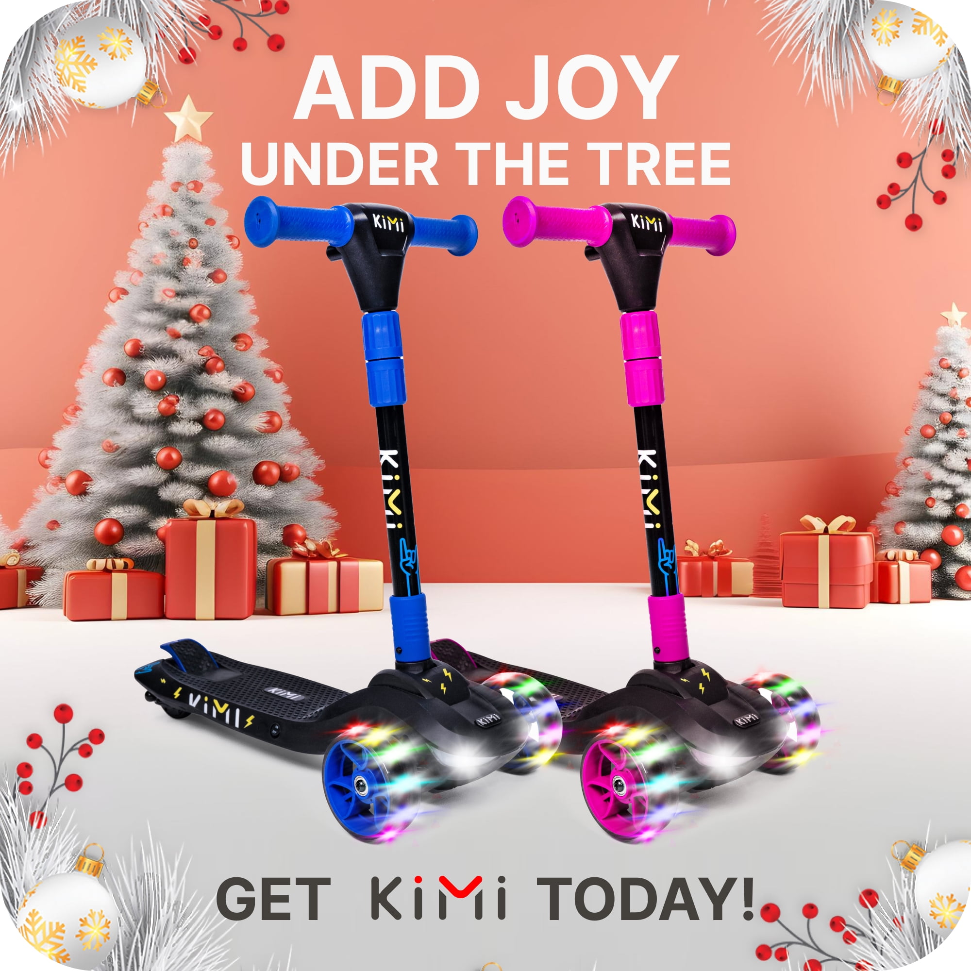 KIMI 3-Wheel Compact Electric Scooter for Children Ages 3-9, LED Safety Lights, 5MPH, 10-Mile Range - Image 13