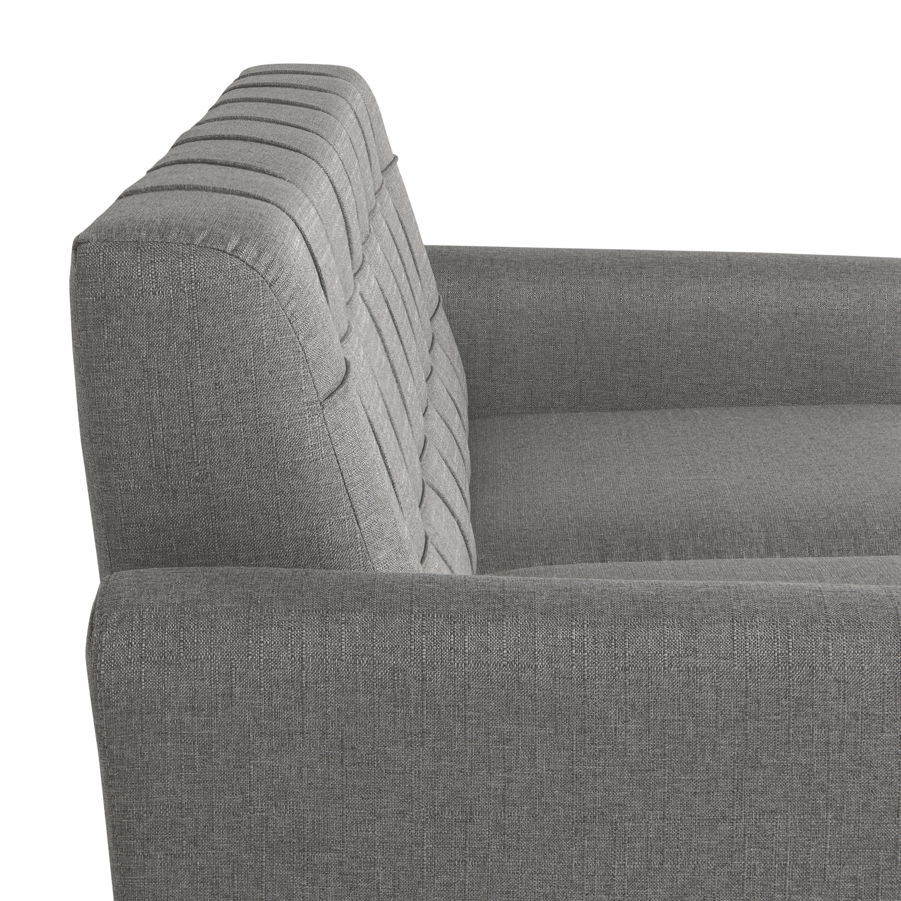 Serta Connor Modern Stationary Sofa, Grey Fabric - Image 4