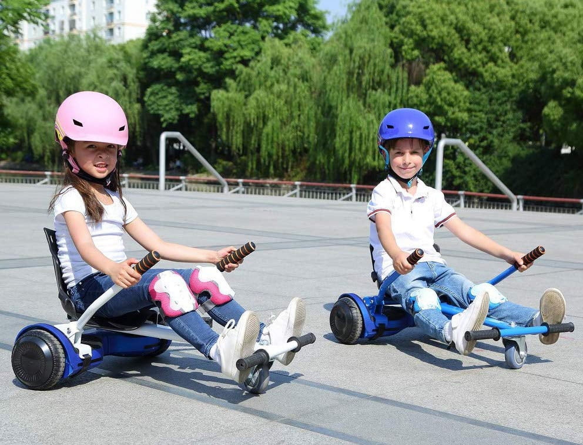 Hover Kart Go Kart Adjustable Attachment for 6.5" Hoverboard Buggy - Red - Image 3