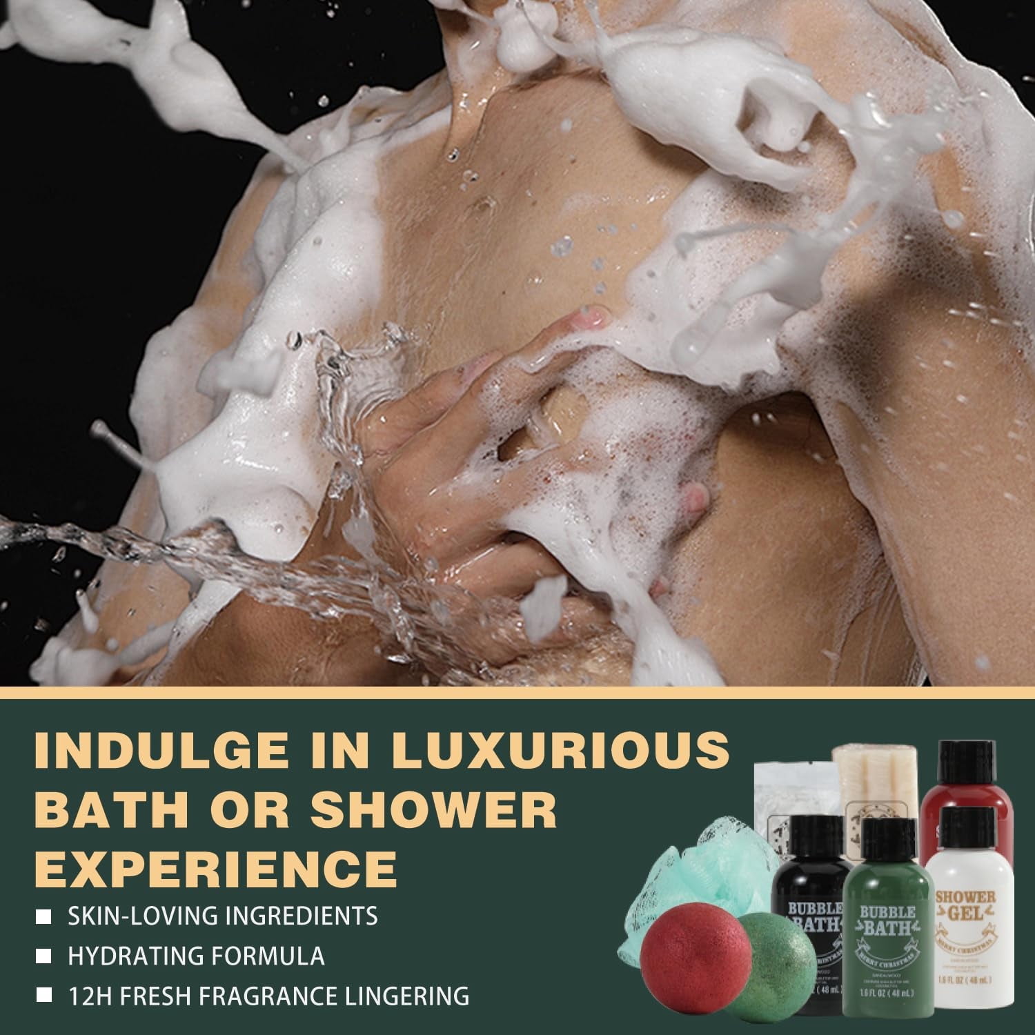 Body & Earth Valentine's Day Advent Calendar 2025 for Men Christmas Surprise Gifts - Beard Grooming & Skin Care Gift Sets for Xmas Gift Idea - Image 2