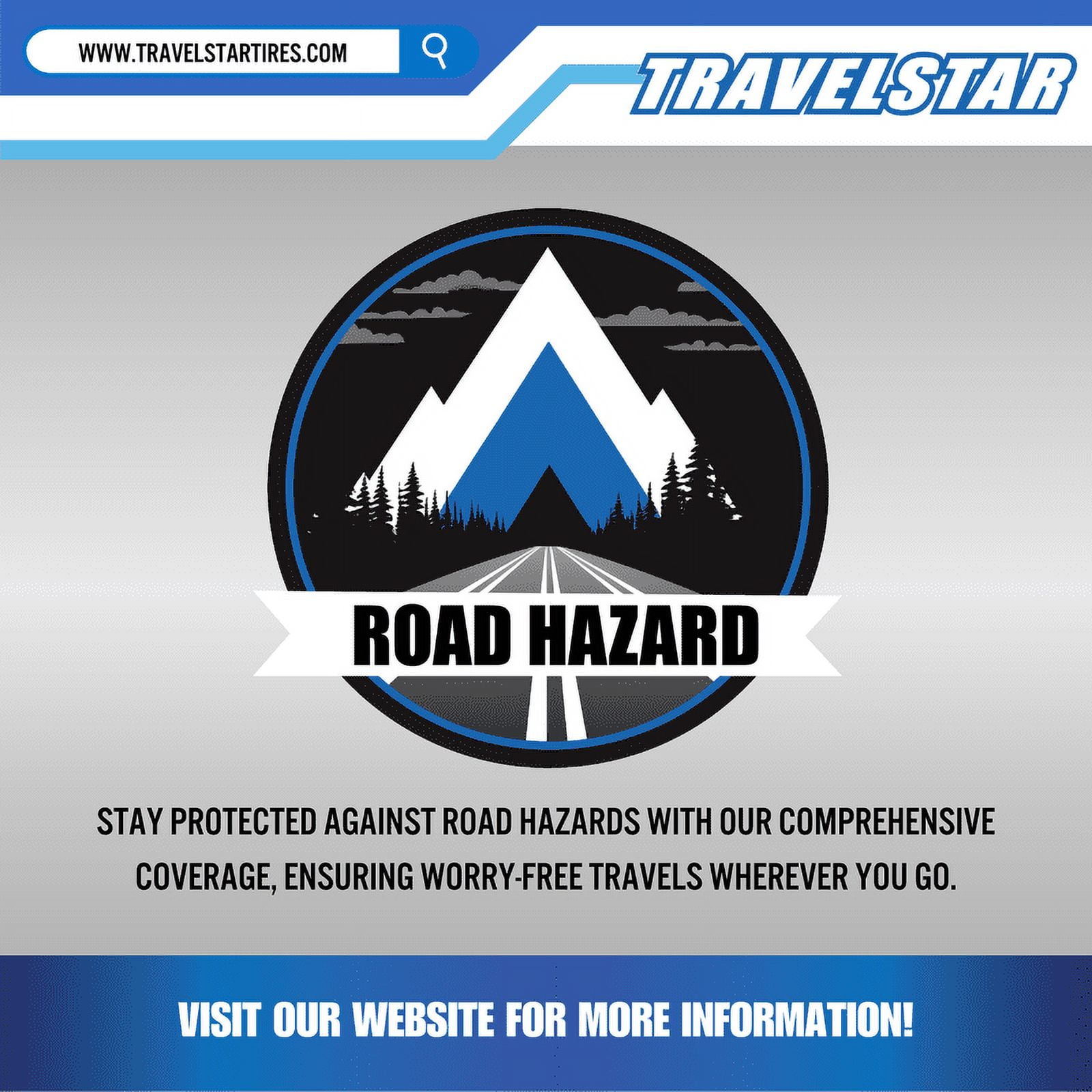 Travelstar HF288 ST175/80R13 8Ply 97N Load Range D Trailer Tire ST175/80/13,Set of 2(Tire Only) - Image 5