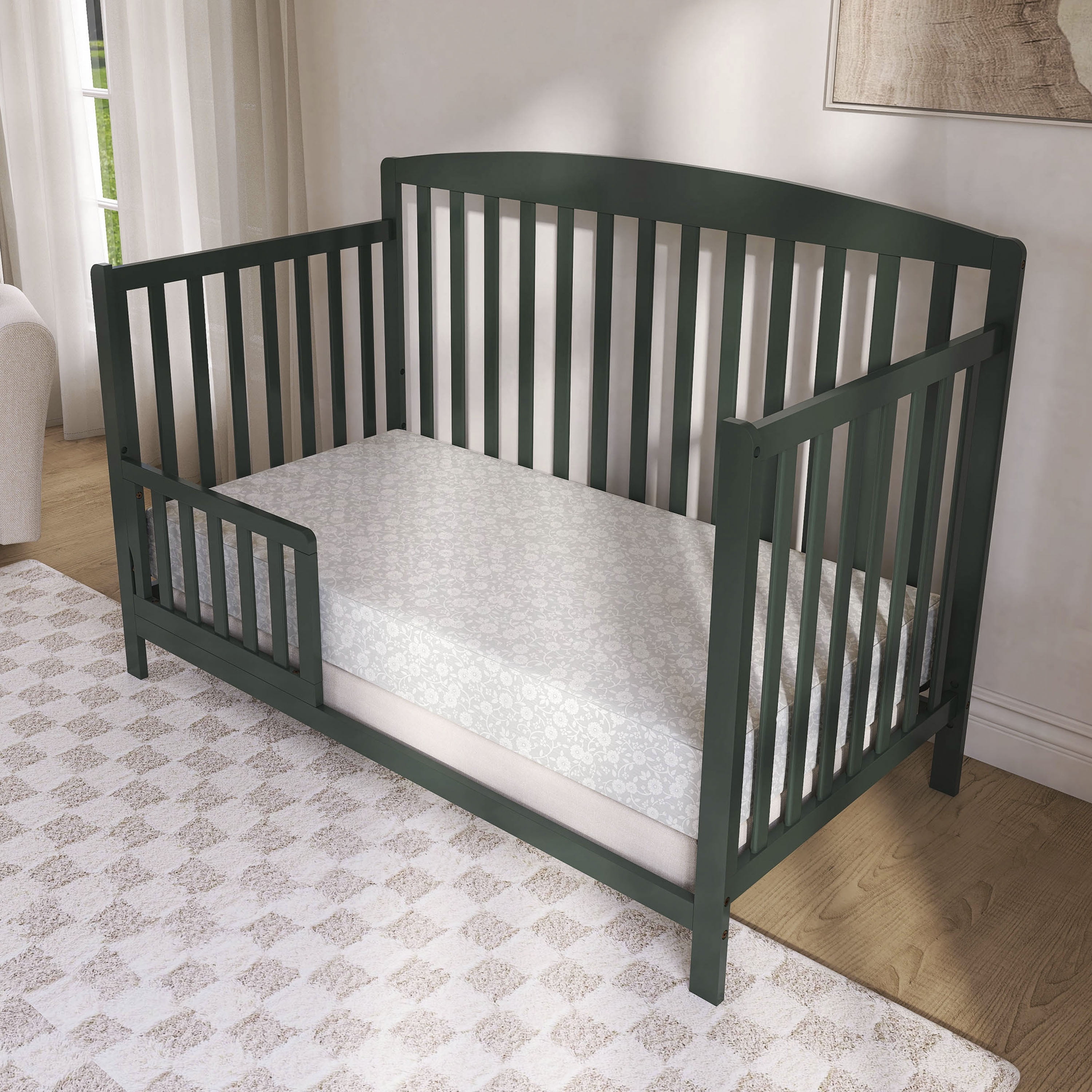 Dream on Me Orthopedic Firm Fiber Dual-Sided Crib & Toddler Mattress, Greenguard Gold Certified, 15 Years Warranty, Grey Embossed - Image 7