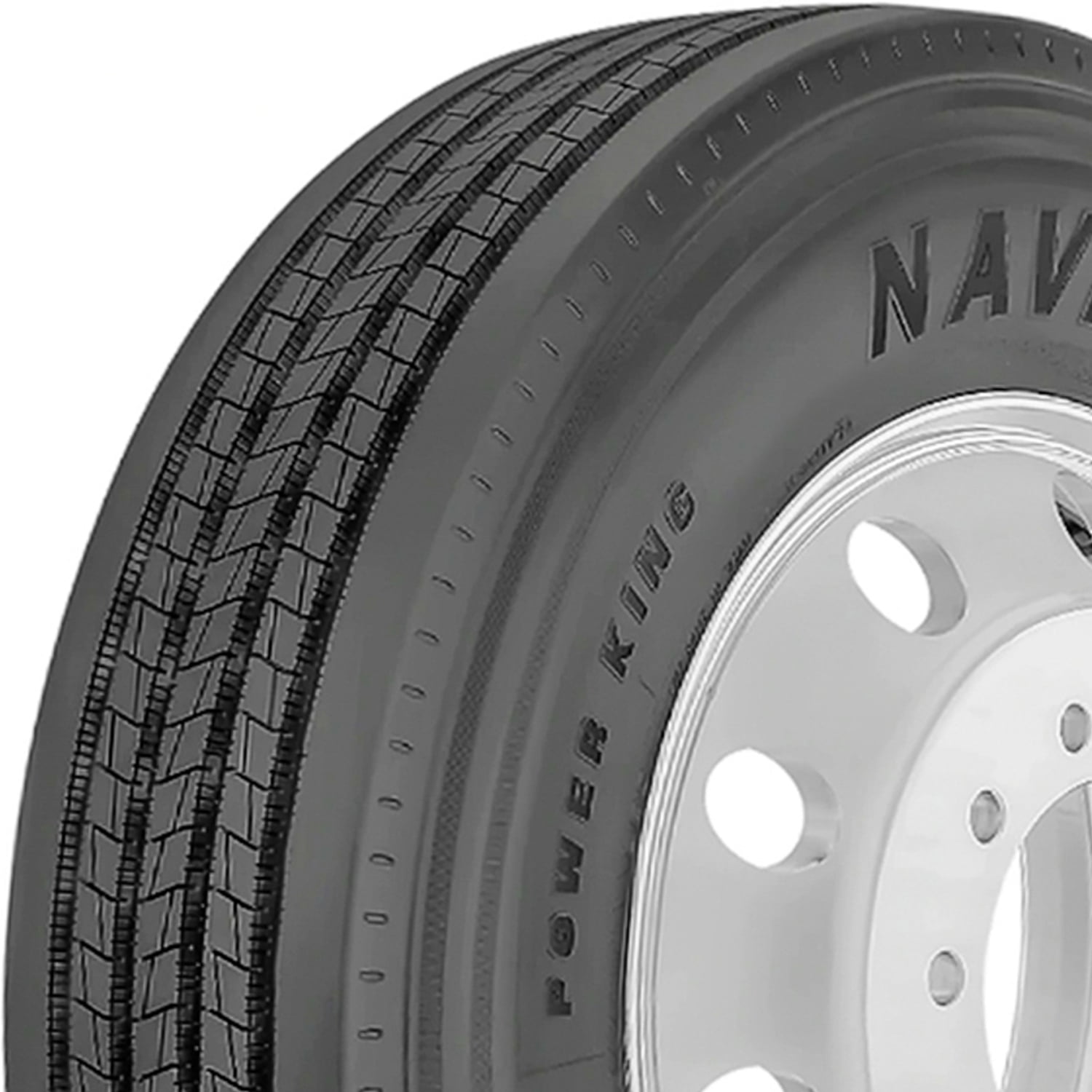 Power King Navitrac N346 255/70R22.5 140/137M H 16 Ply All Position Commercial Tire - Image 2
