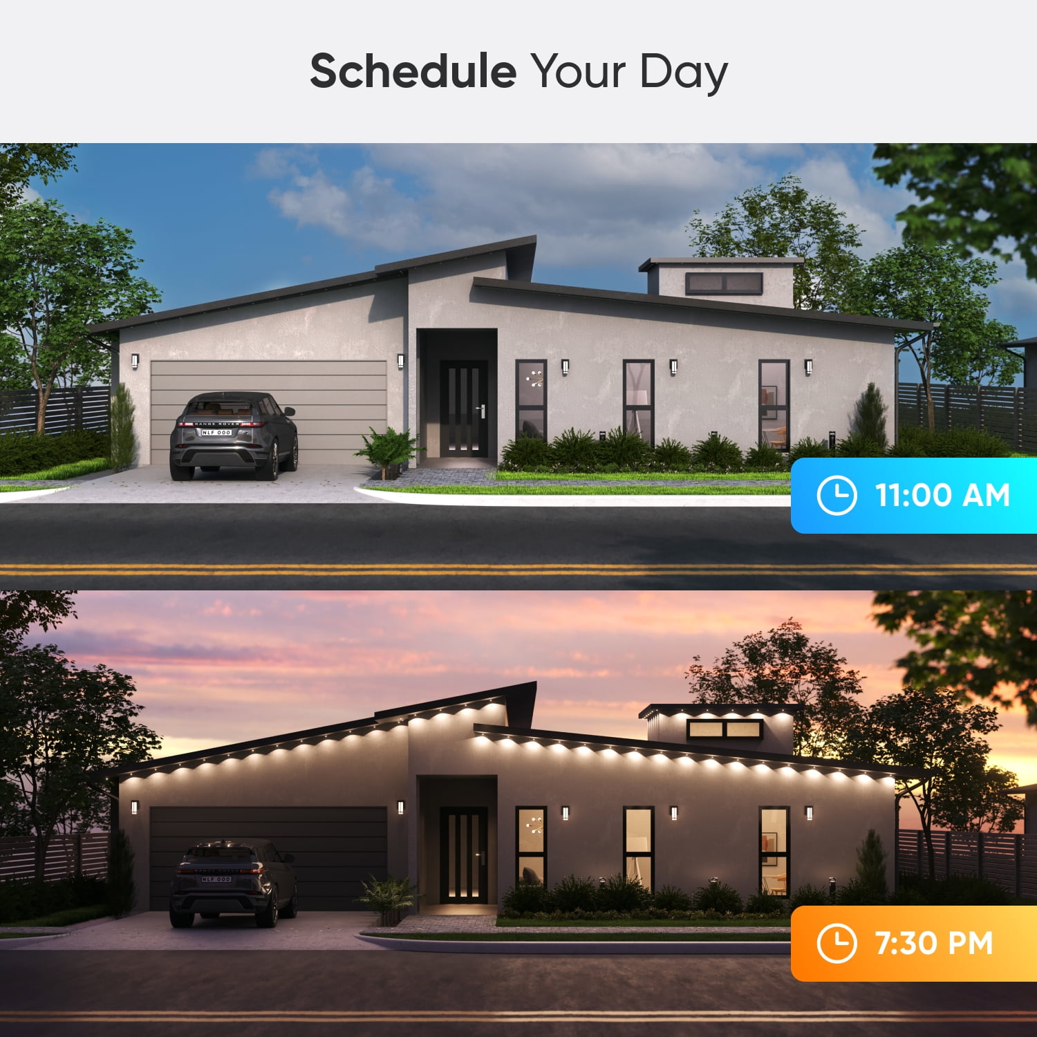 Nanoleaf Essentials Matter Smart Multicolor Permanent Outdoor Lights (49ft) – Plug-in Rgbicw LED Pucks - Image 4