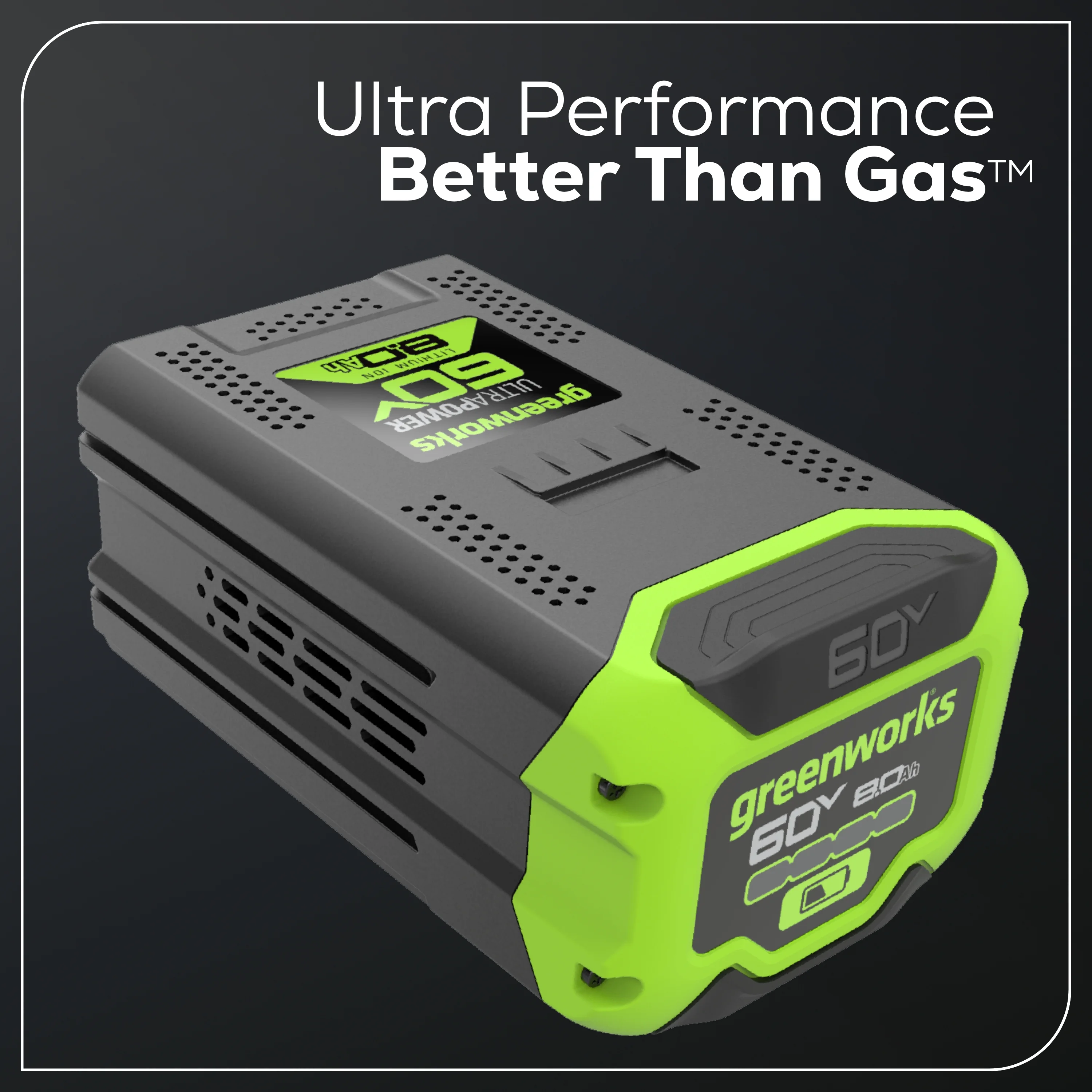Greenworks 60V 8.0 Ah Battery 1807602 - Image 2