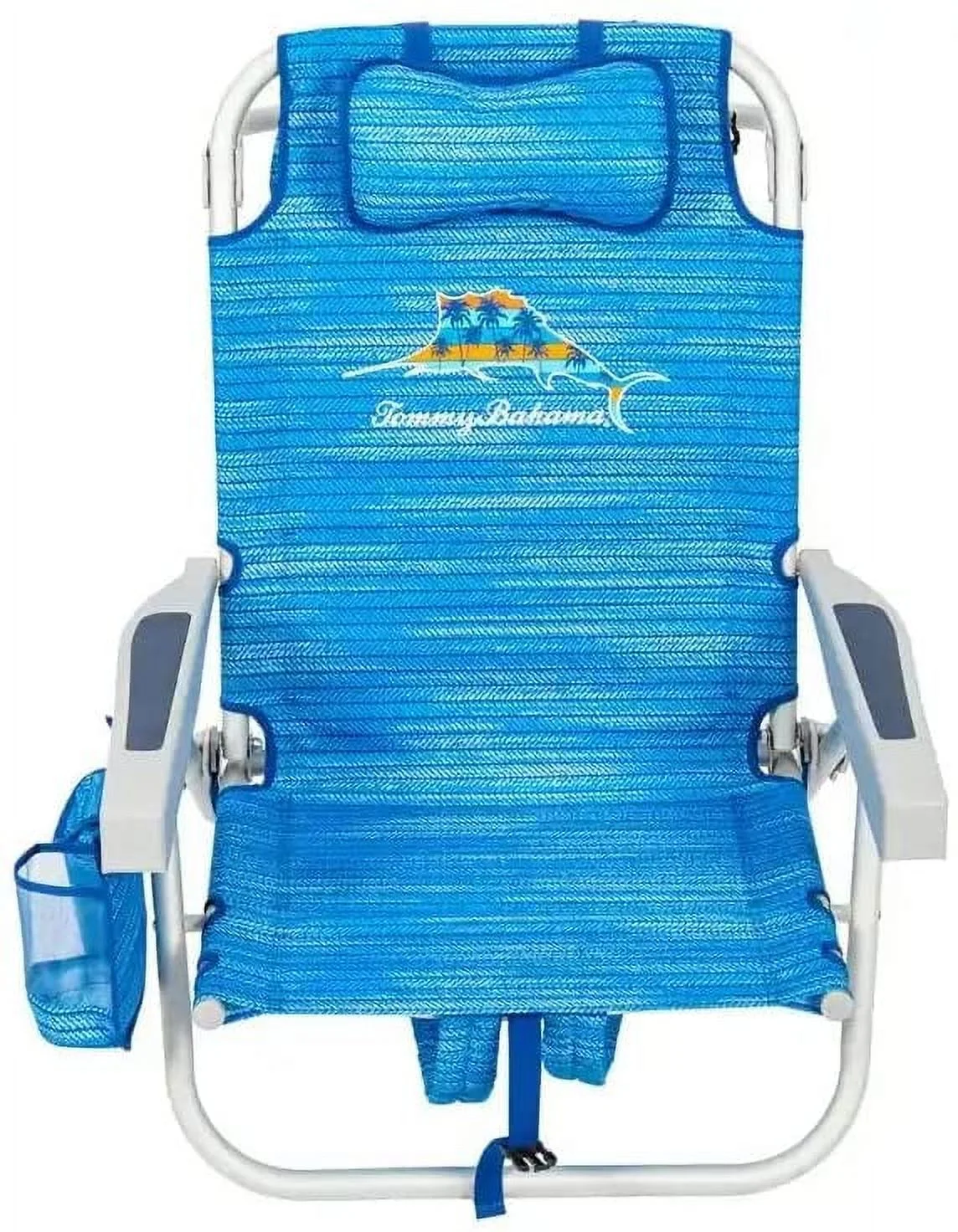 Tommy Bahama 5 Position Sailfish and Palms Backpack Beach Chair - Image 2