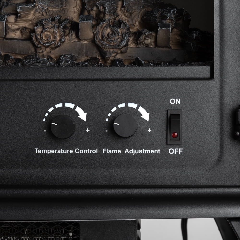 e-Flame USA Jasper Portable Electric Fireplace by Black - Image 3